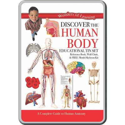 Wonders of Learning Discover the Human Body Educational Tin Set | Michaels