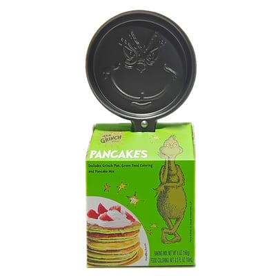 Ten Acre Gifts Dr Seuss The Grinch Pancake Mix and Pan Gift Set