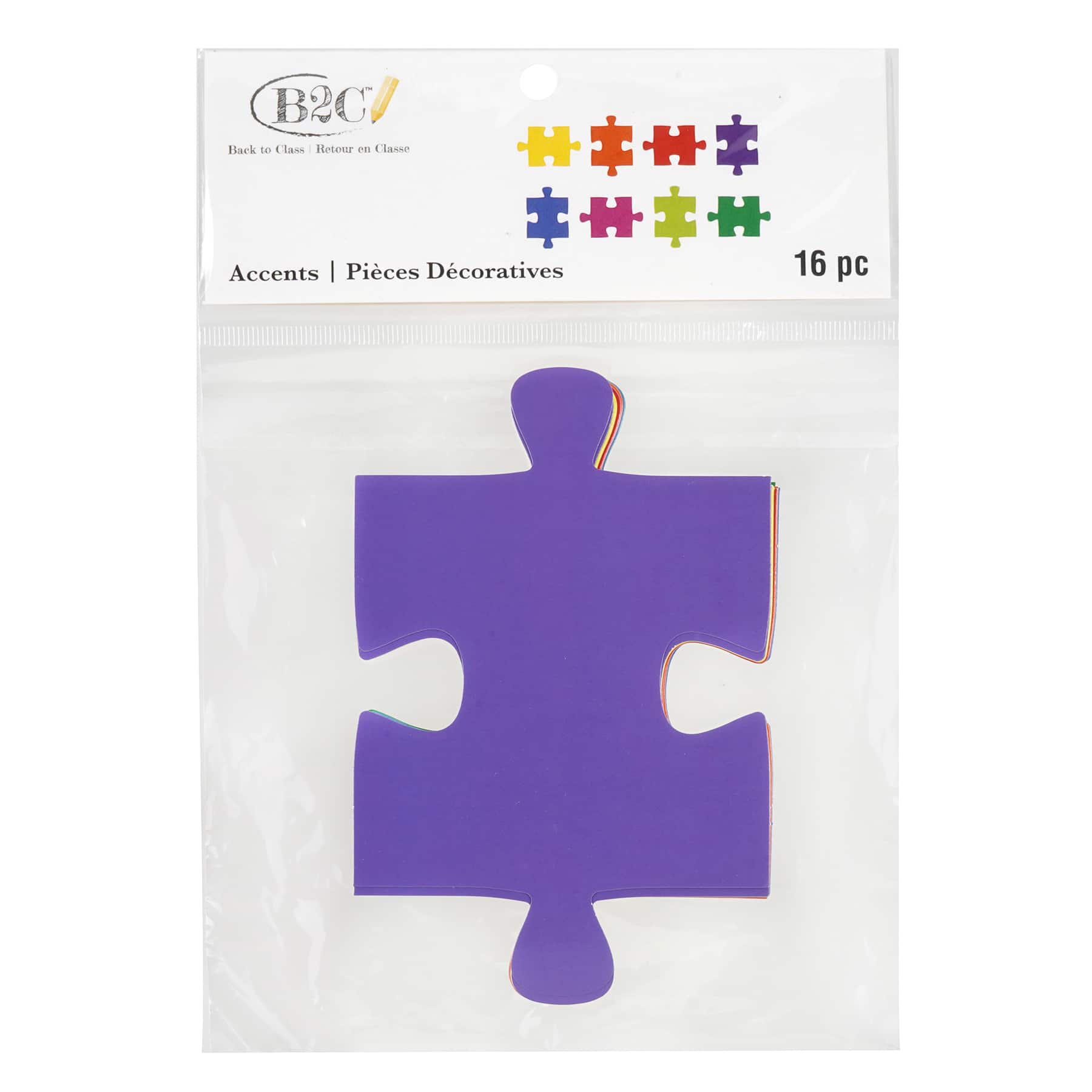 Die Cut Puzzle Accents, 16ct. by B2C&#xAE;