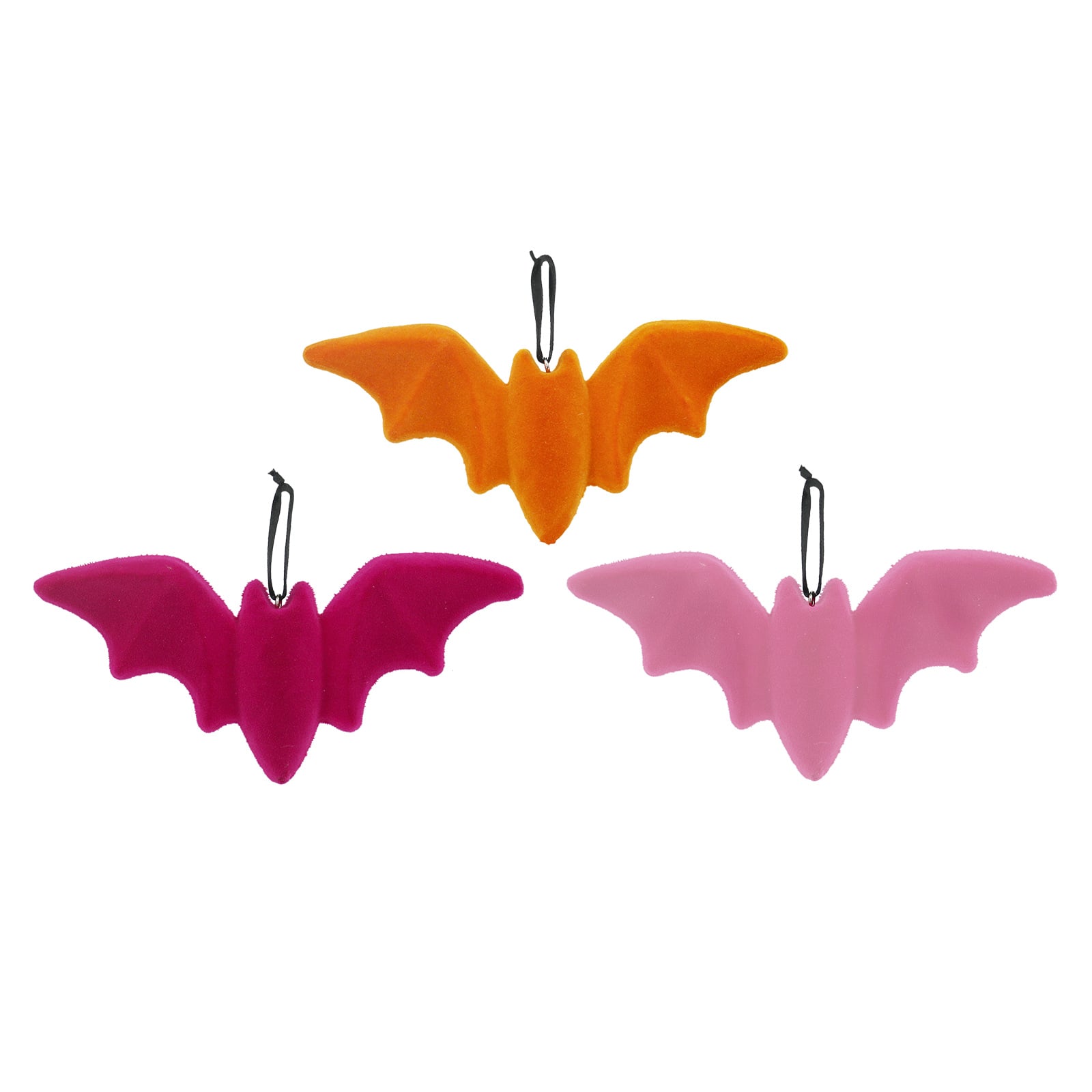 Assorted 6.75&#x22; Flocked Bat by Ashland&#xAE;, 1pc.