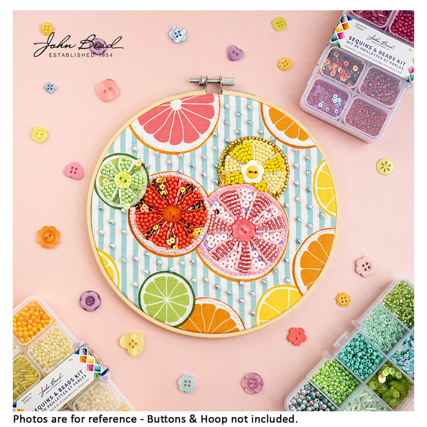 John Bead Mixed Sequins &#x26; Beads Kit