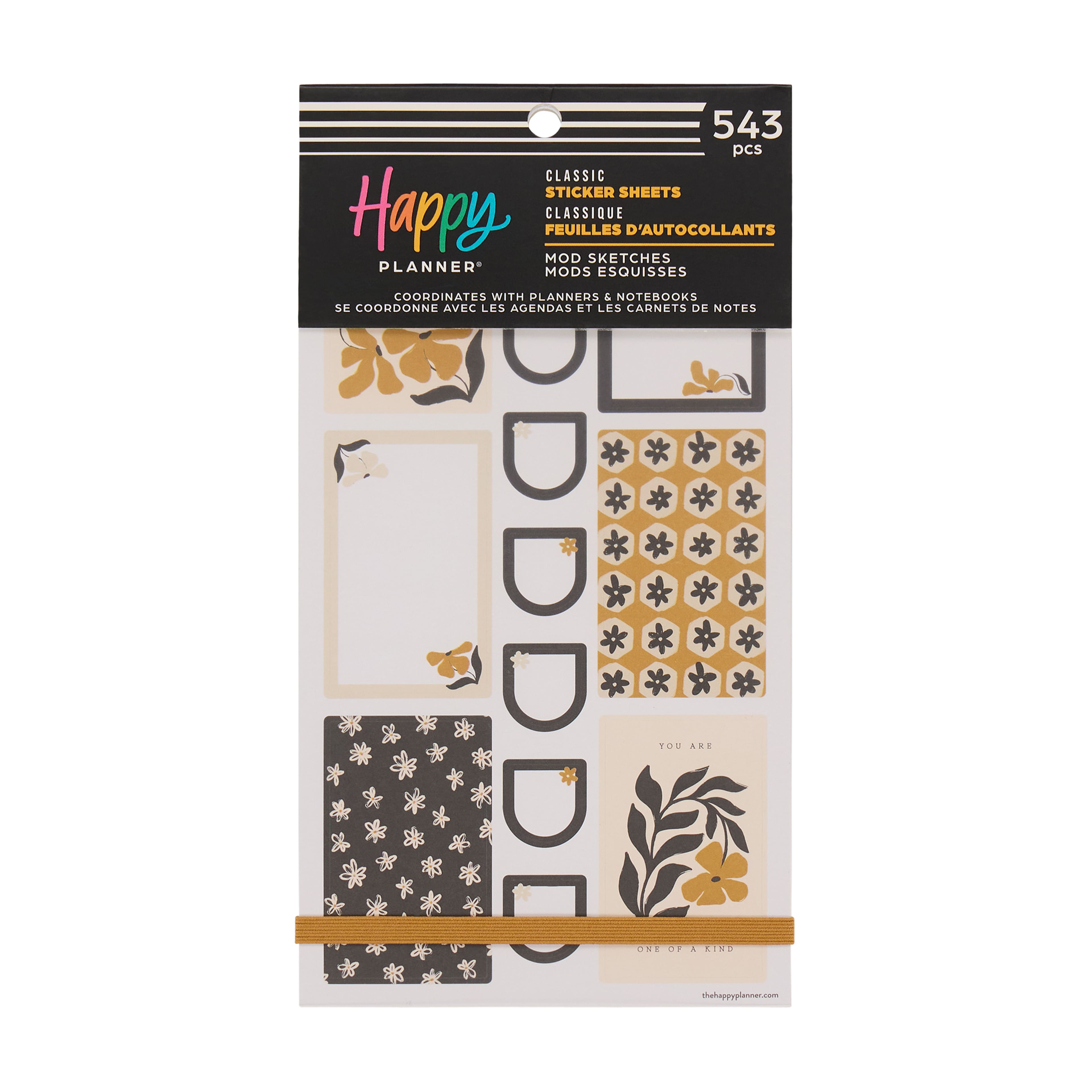 The Classic Happy Planner® Mod Sketches Stickers