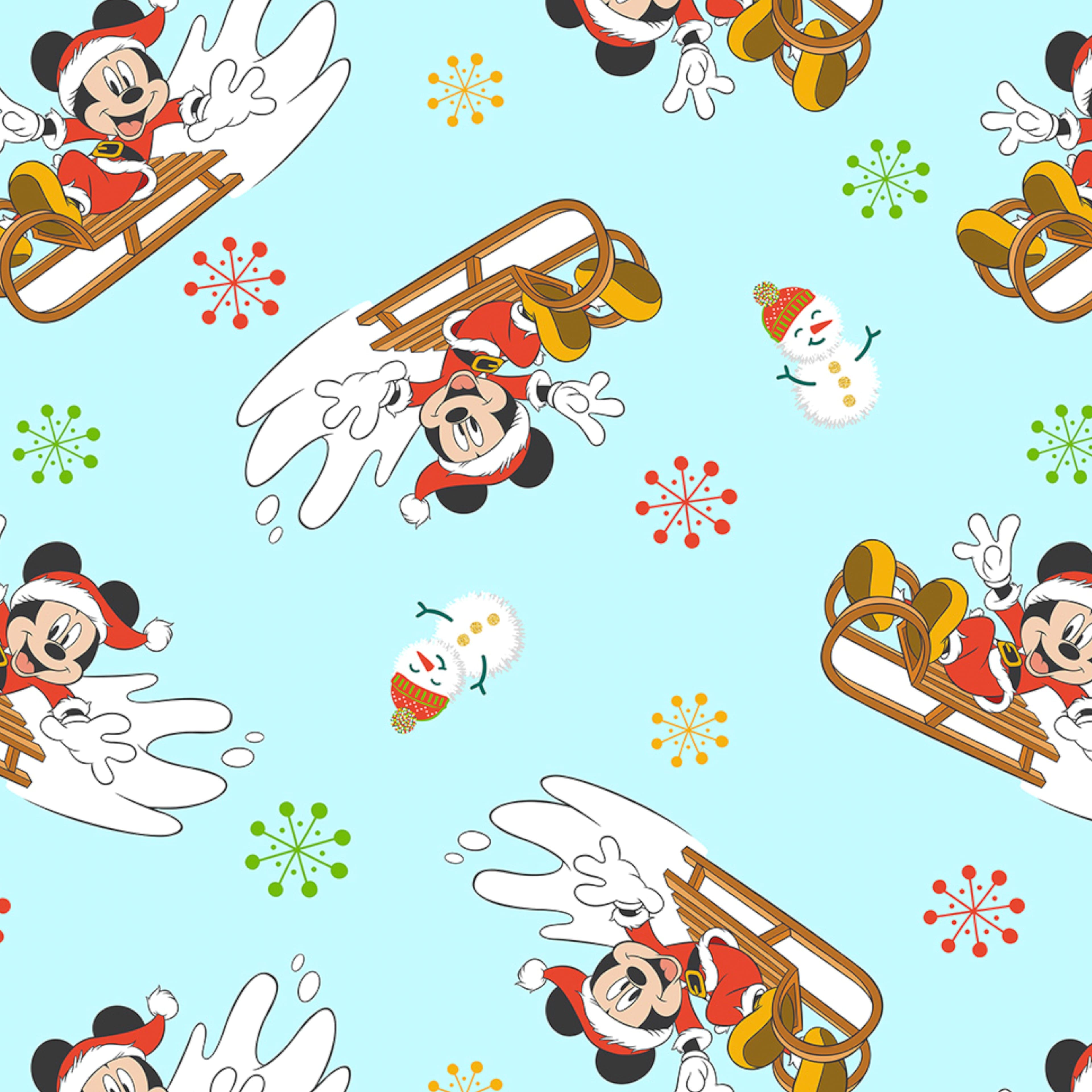 Disney® Mickey Mouse Sled Toss Cotton Fabric
