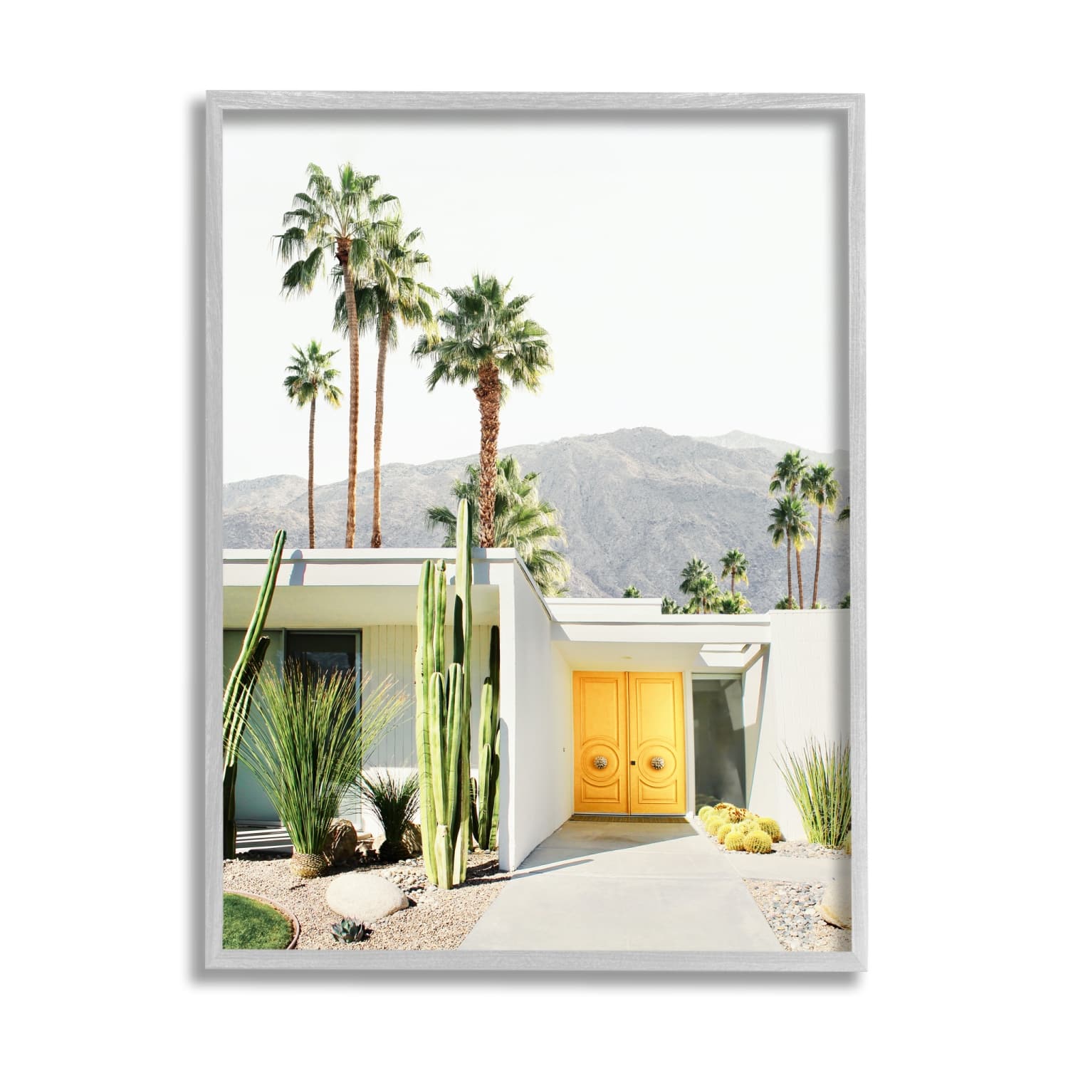 Stupell Industries Palm Springs House Photography Framed Giclee Art