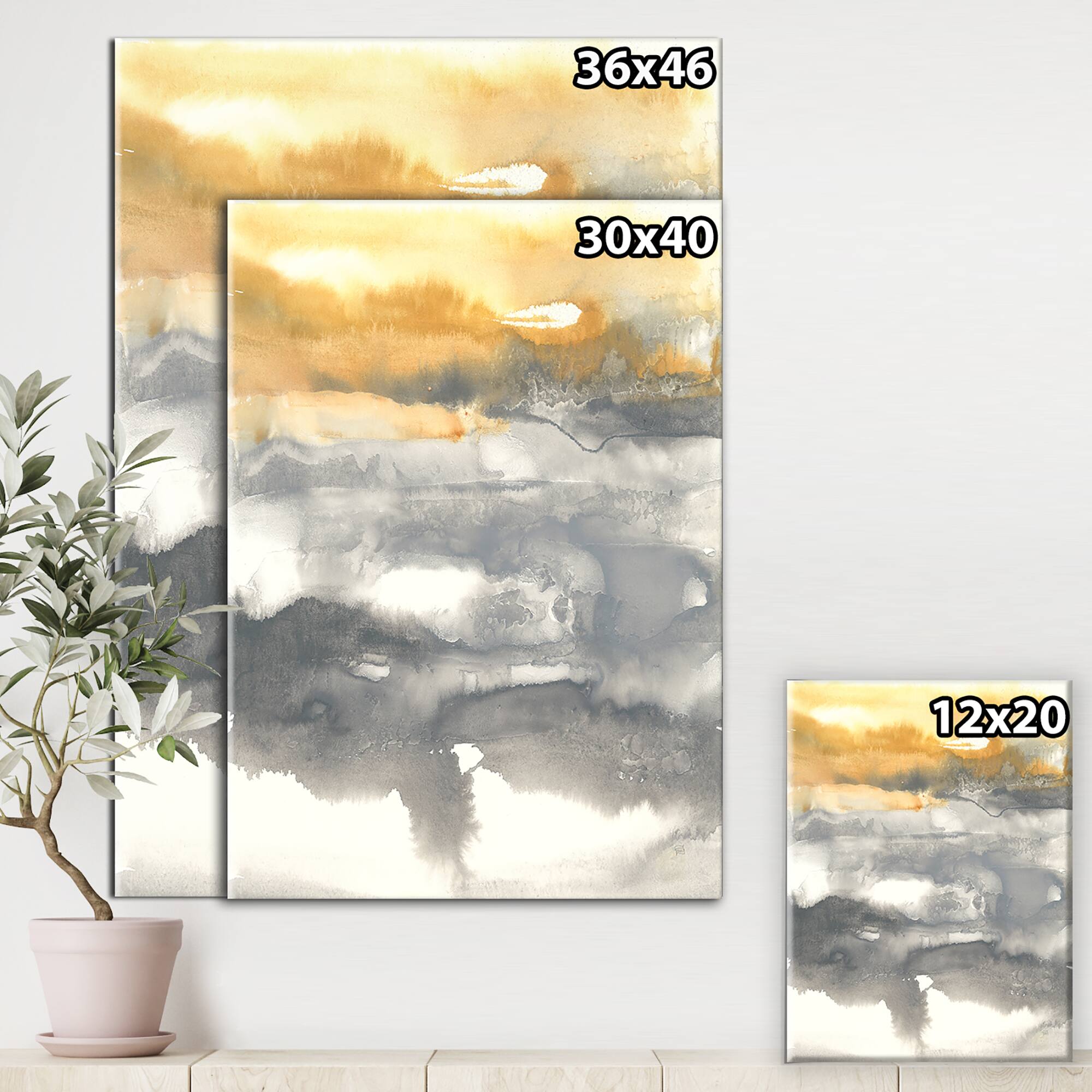 Designart - Gold Glamour Direction II