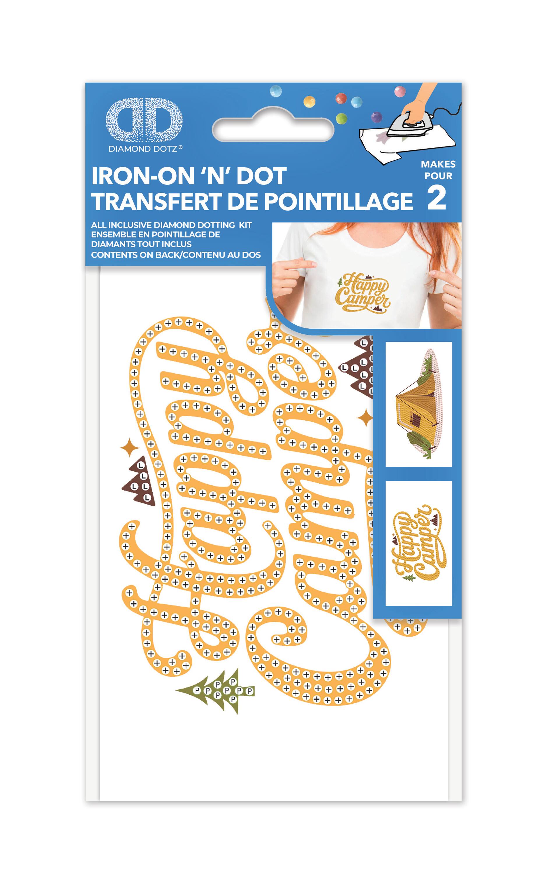 Diamond Dotz® Happy Camper Iron-On 'n' Dot Kit