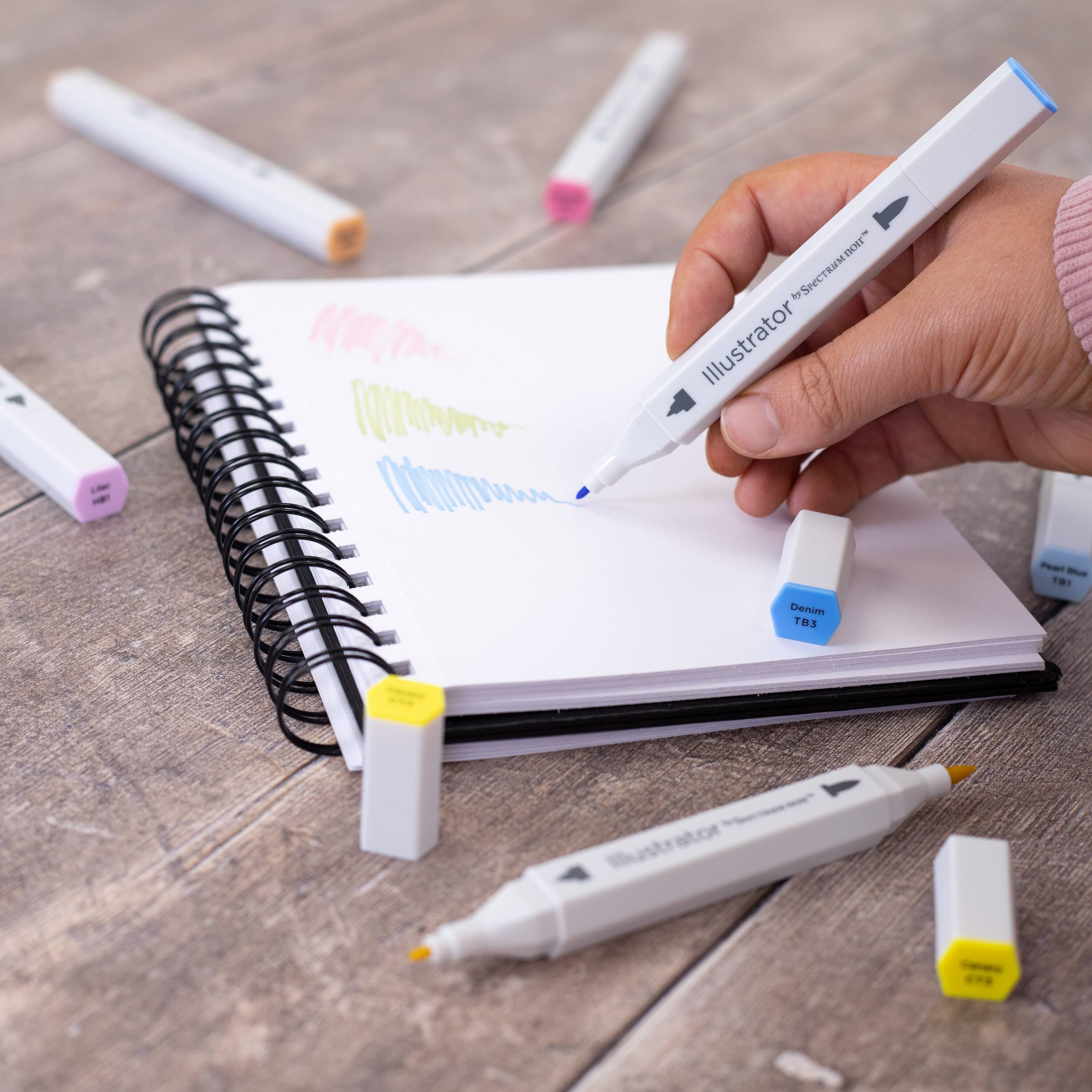 Spectrum Noir™ Illustrator Sketching Dual-Tip Brush Markers