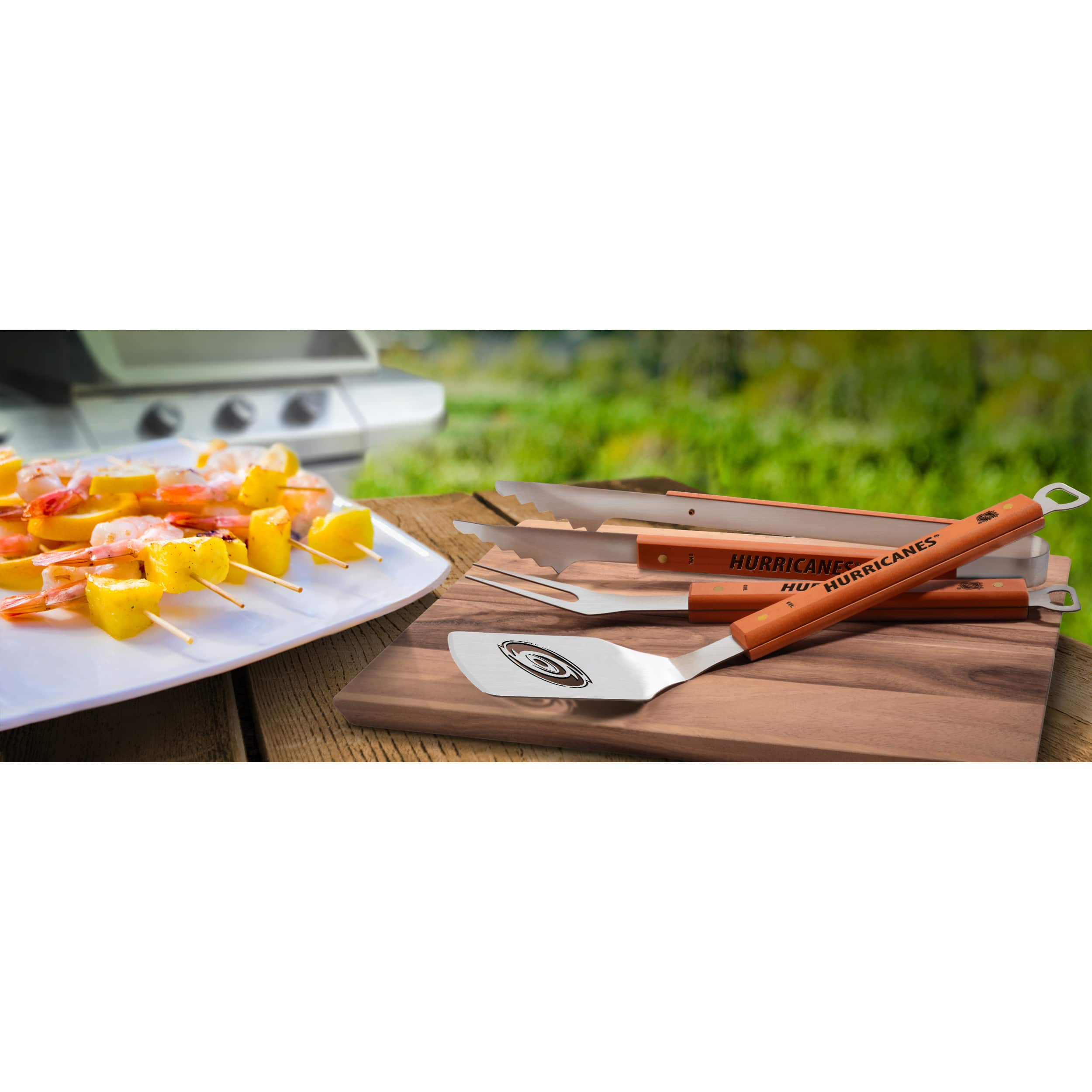 NHL 3pc. BBQ Grilling Tool Set - The Man Registry