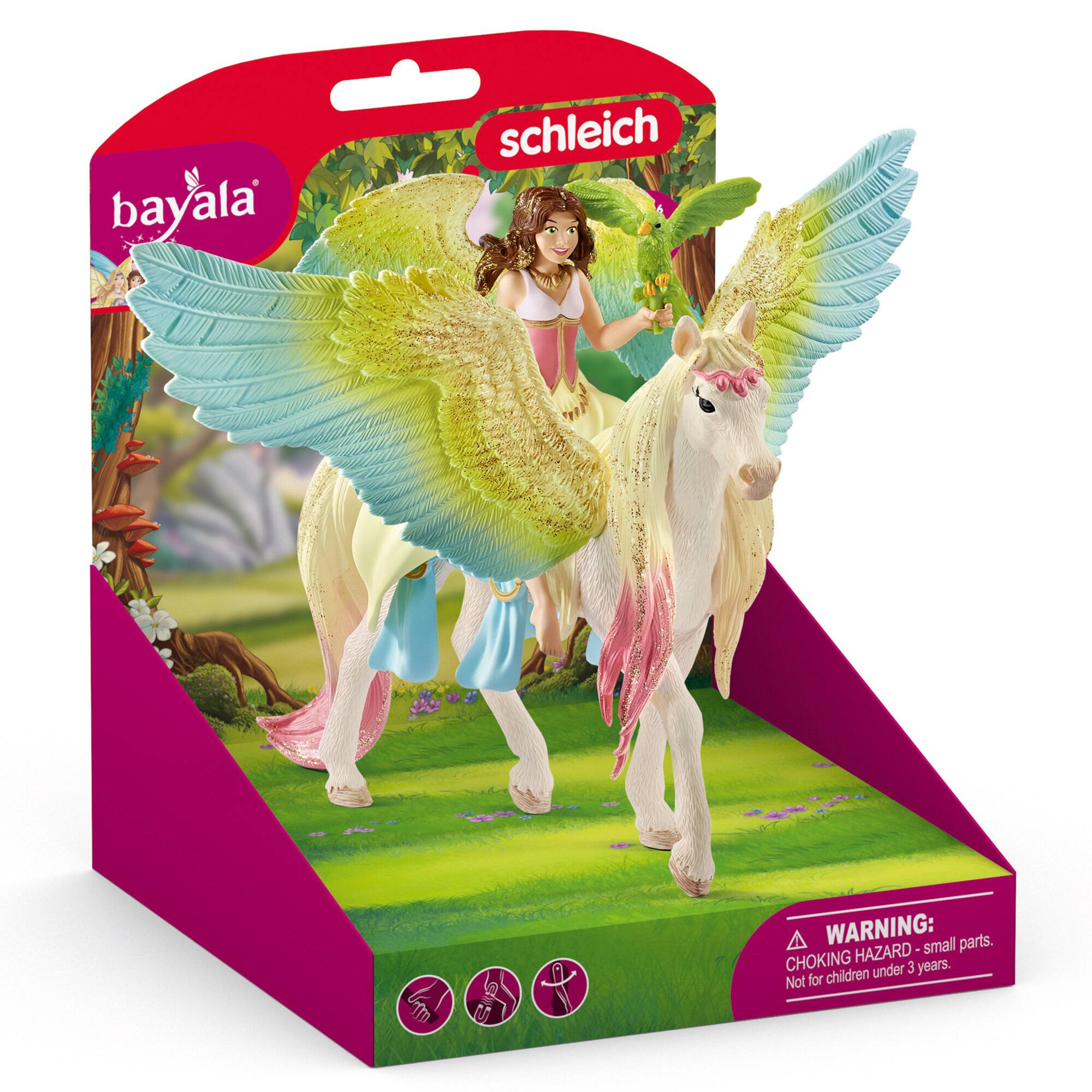 schleich® Bayala® Fairy Surah with Glitter Pegasus Figurine Playset