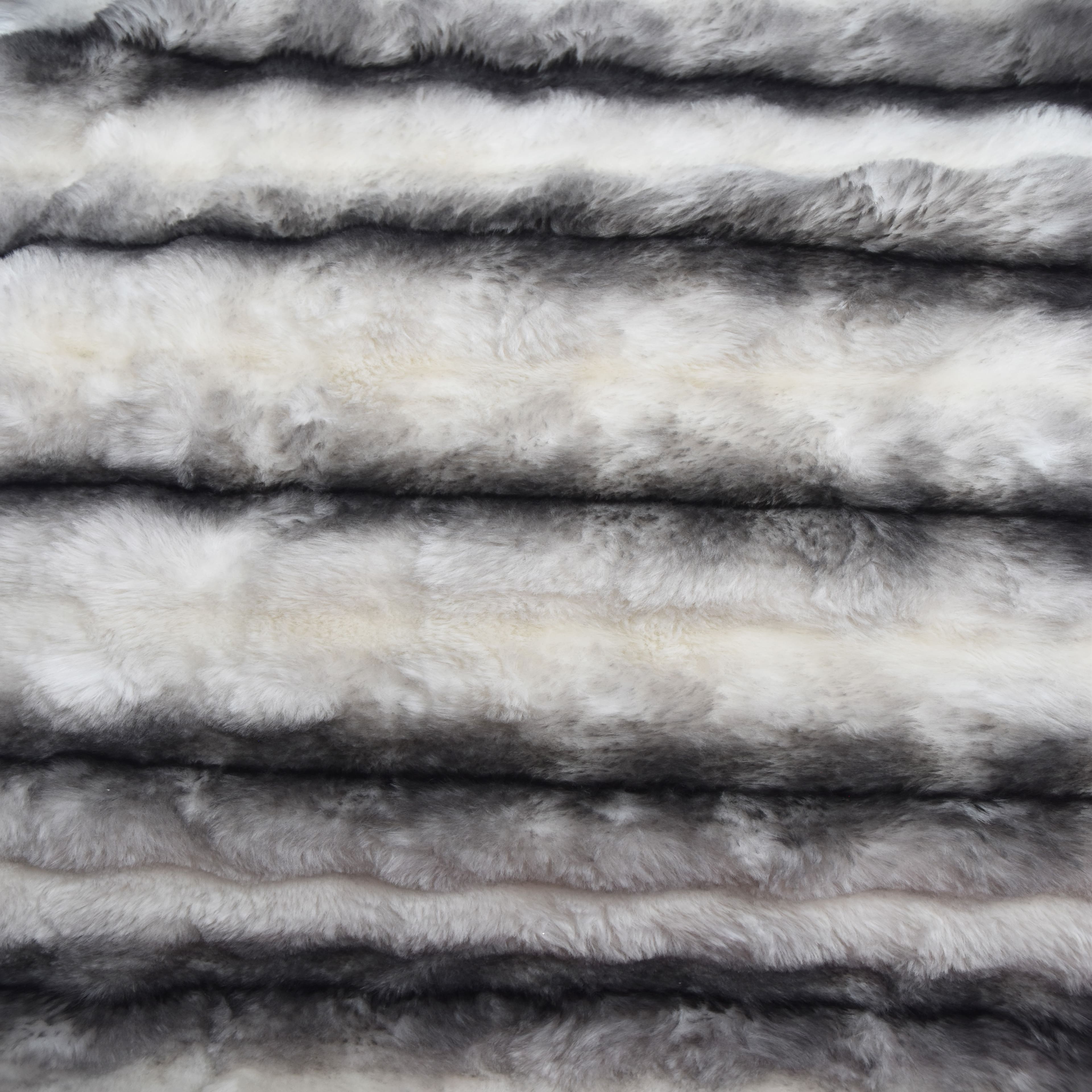 Feldman Gray Faux Chinchilla Fur