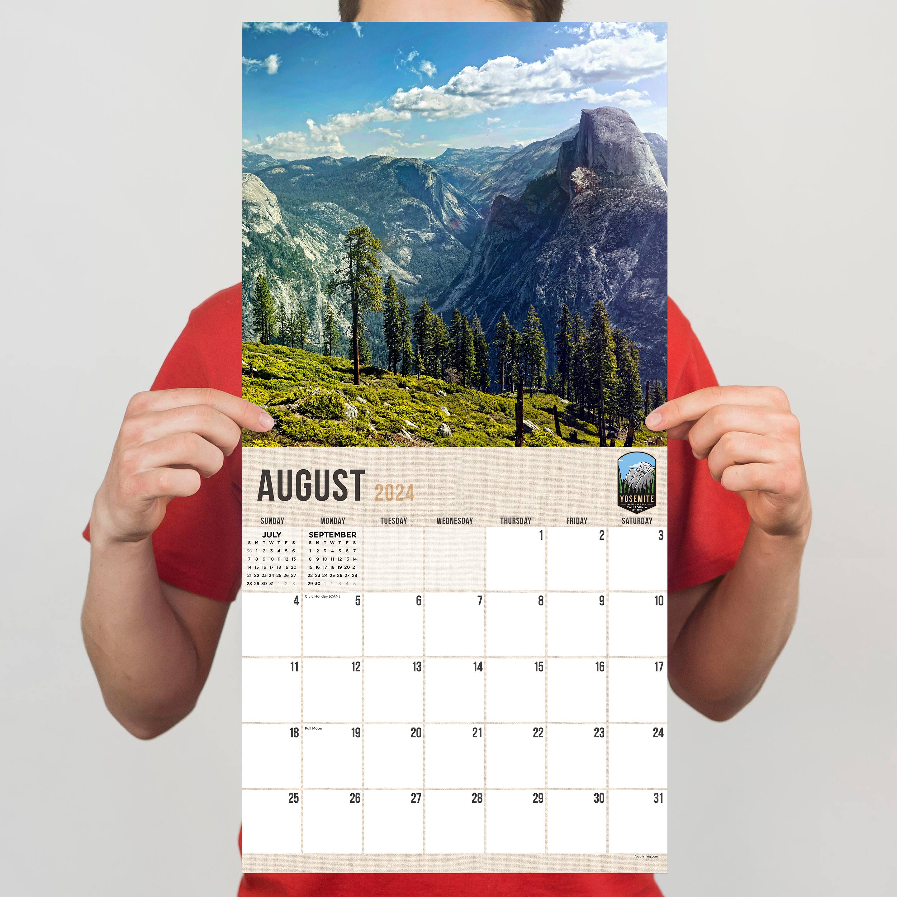 TF Publishing 2024 National Parks Wall Calendar