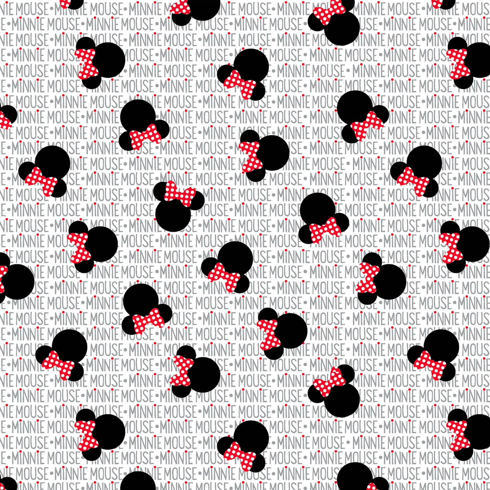 Disney® Allover Minnie Mouse Cotton Fabric
