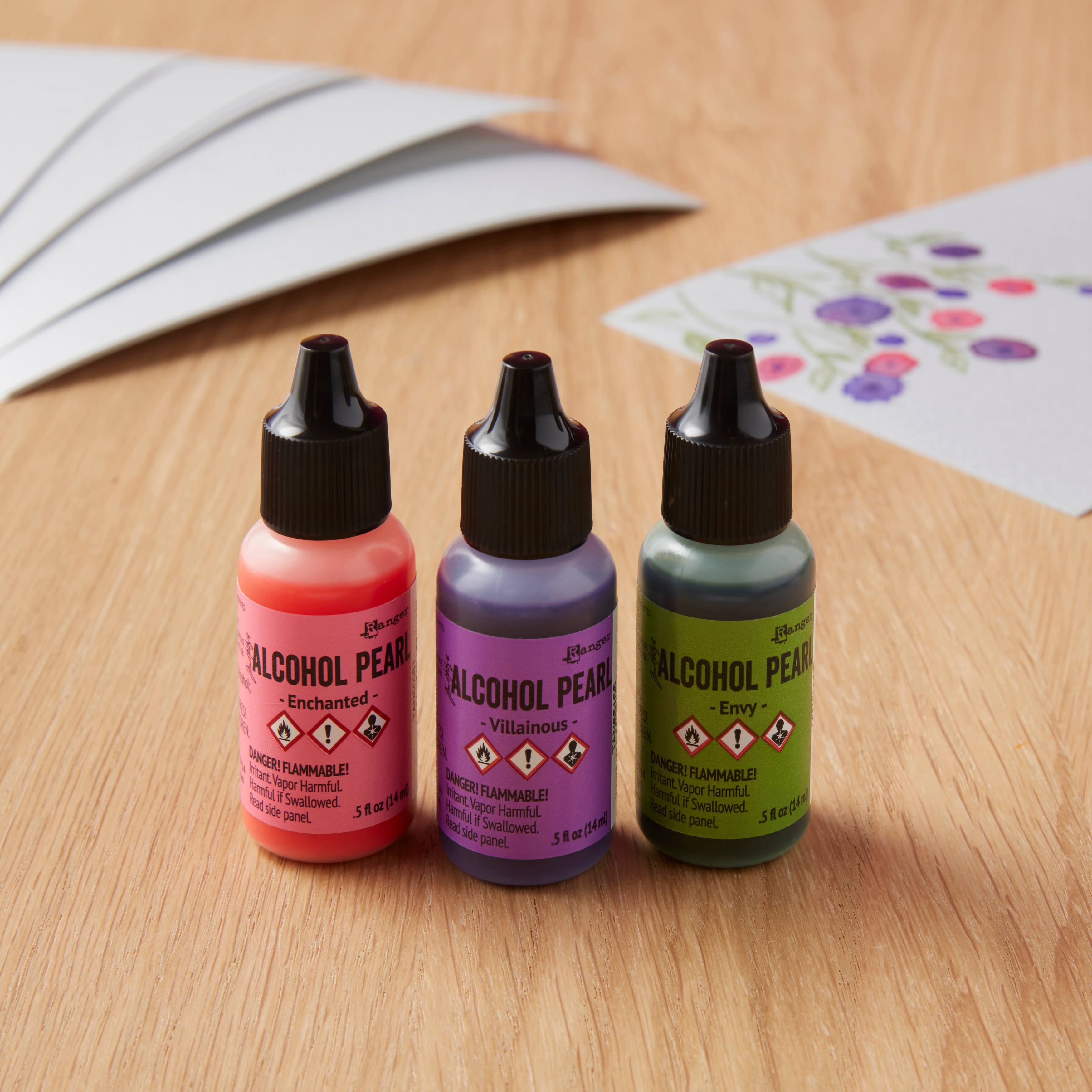 Ranger Tim Holtz® Alcohol Pearl Ink Kit