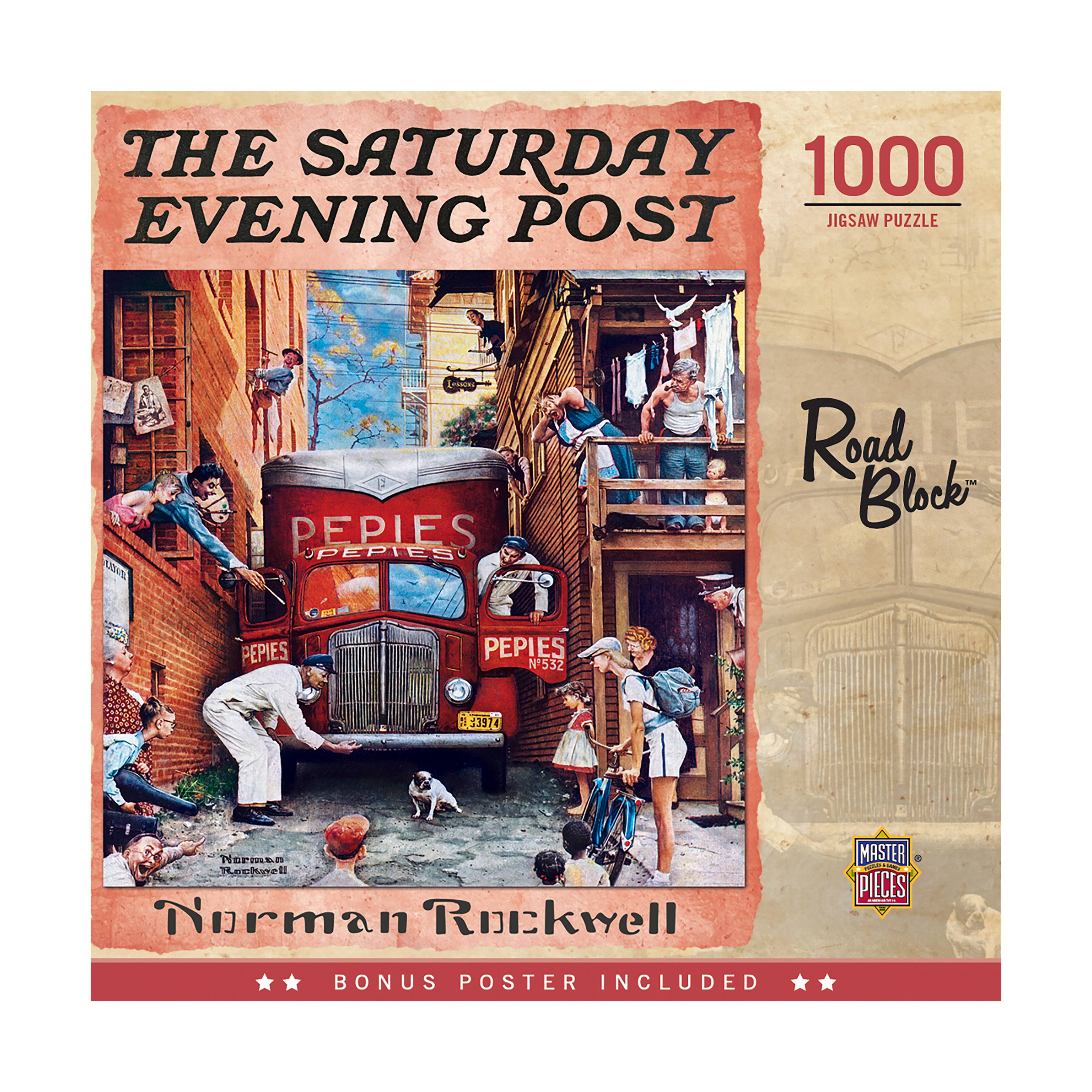 The Saturday Evening Post Jigsaw Puzzle Signature 1000 Norman Rockwell for sale online