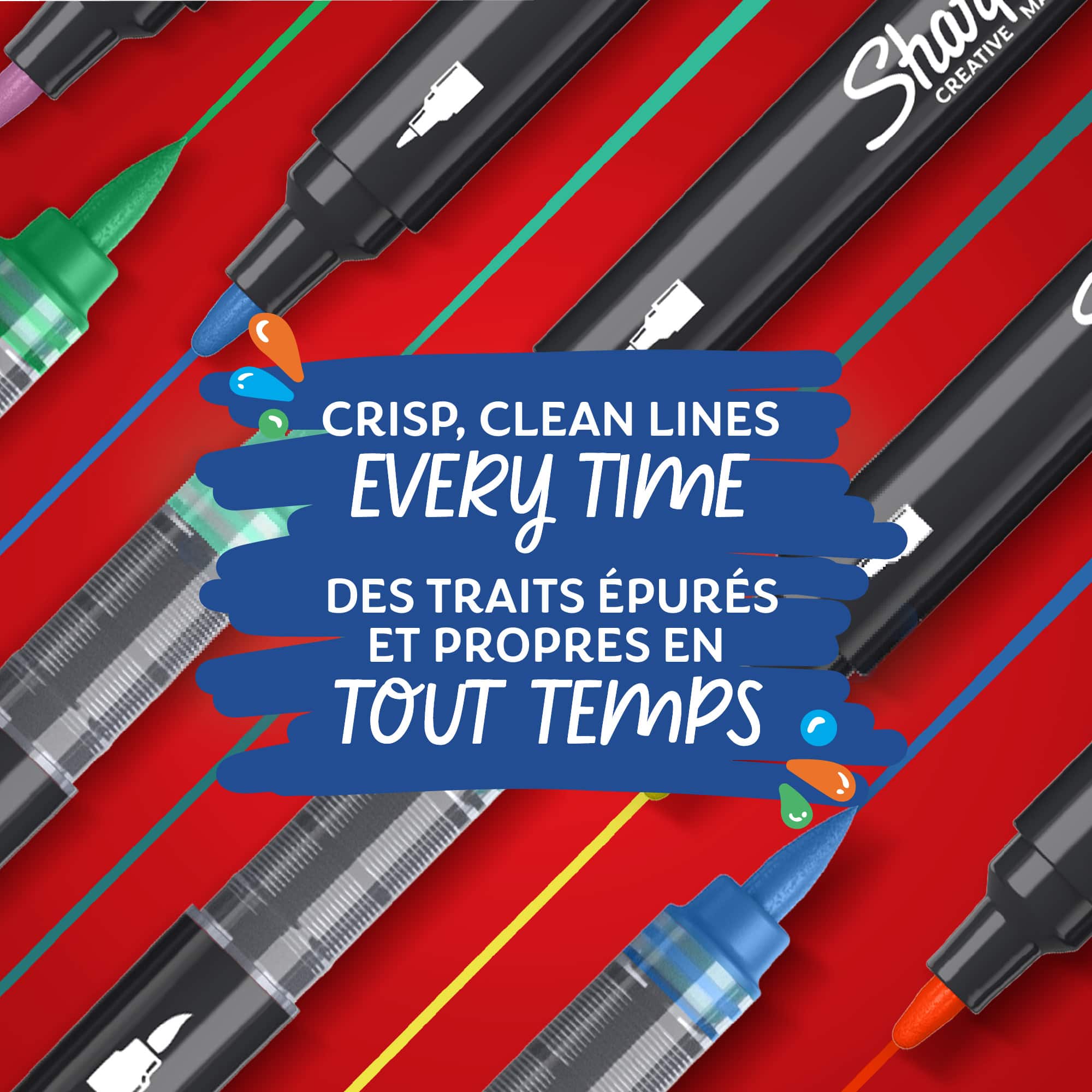 Sharpie&#xAE; 5 Colour Brush Tip Creative Markers