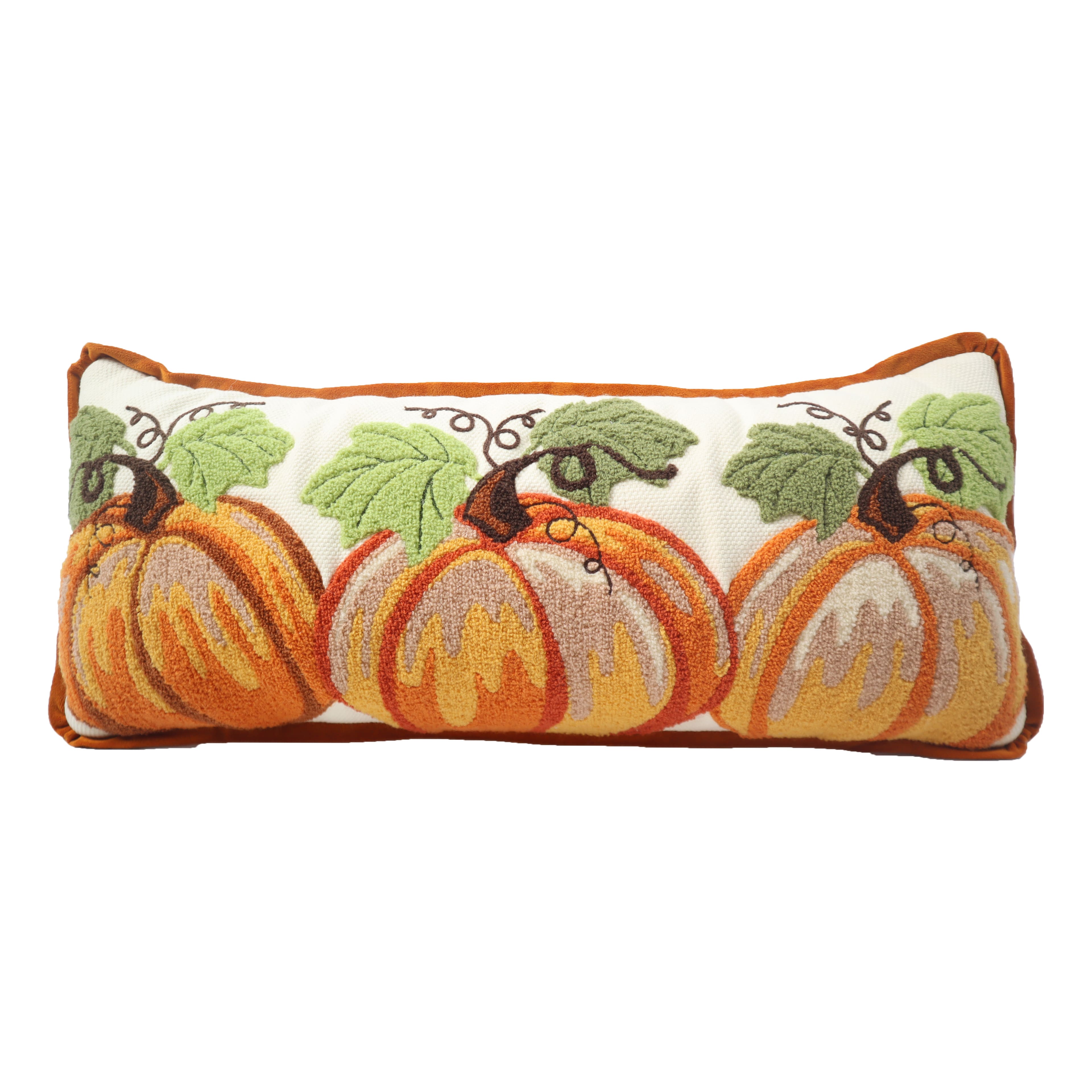 22&#x22; x 9&#x22; Three Pumpkin Lumbar Pillow by Ashland&#xAE;