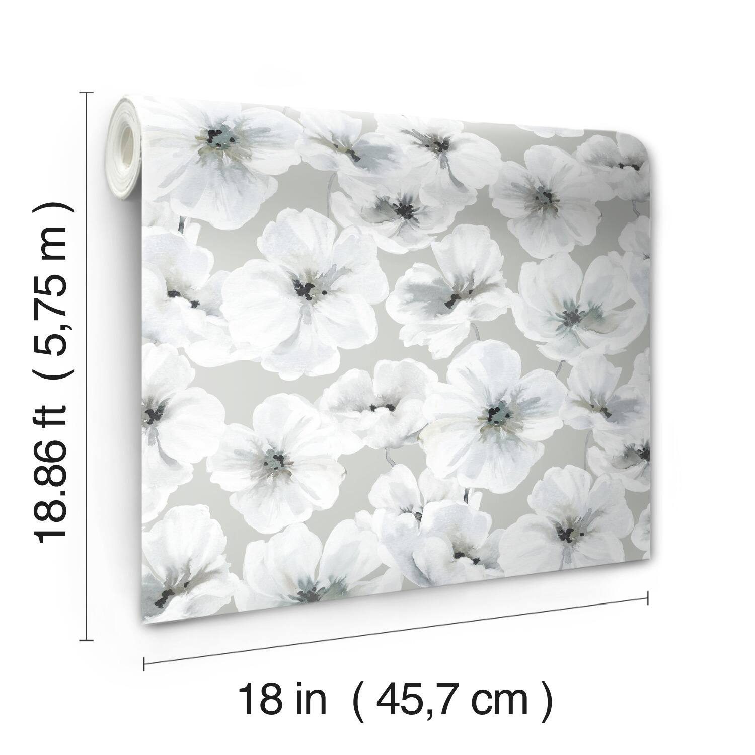 RoomMates Tamara Day Hawthorn Blossom Peel &#x26; Stick Wallpaper
