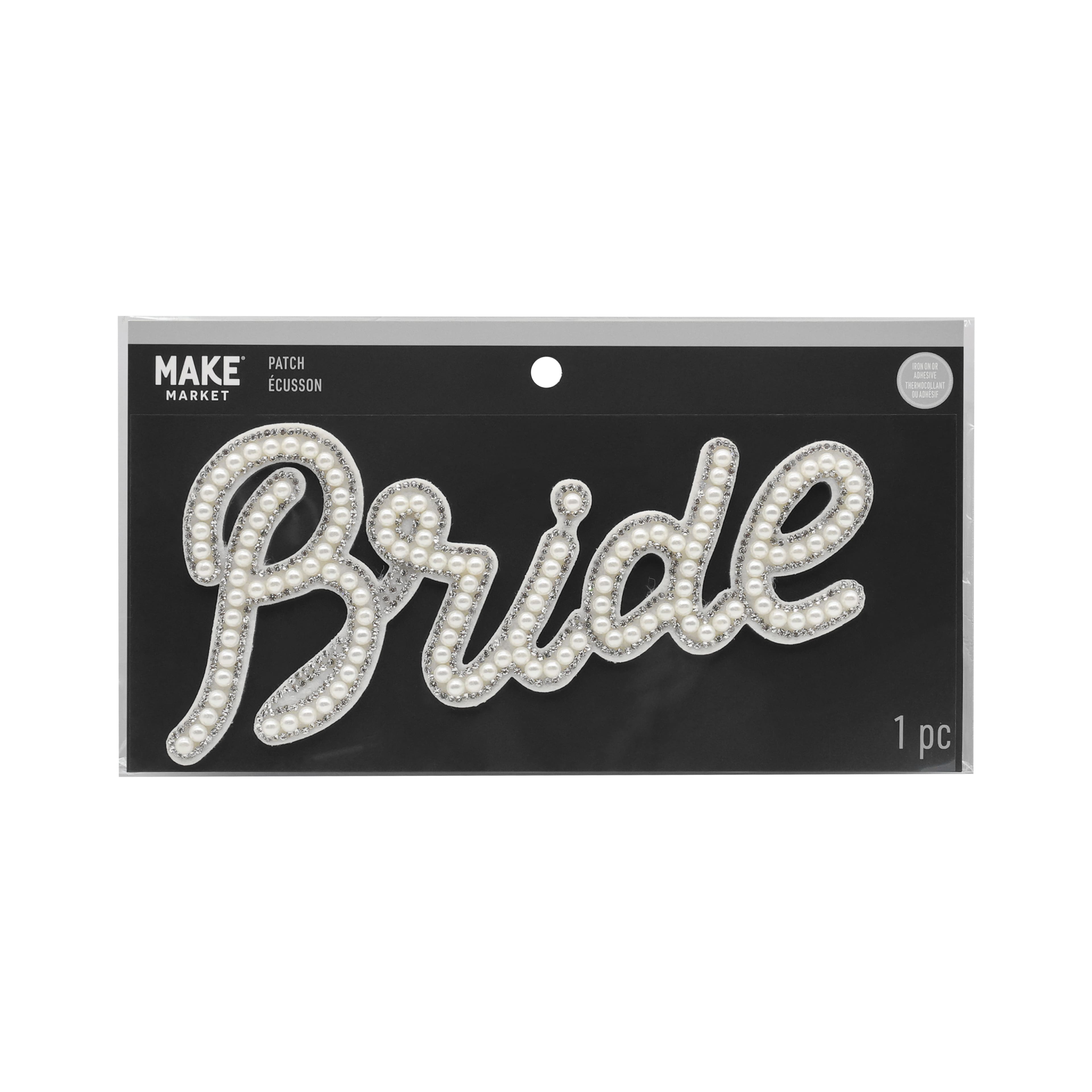 Pearl Bride Iron On Patch by Make Market&#xAE;