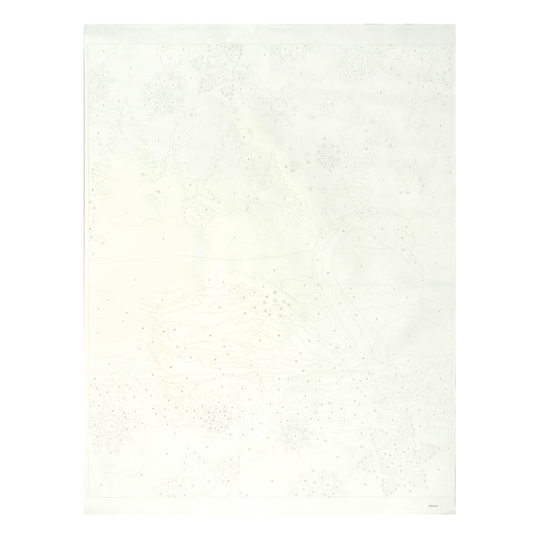 16&#x22; x 20&#x22; Swan Paint-by-Number Kit by Artist&#x27;s Loft&#x2122;