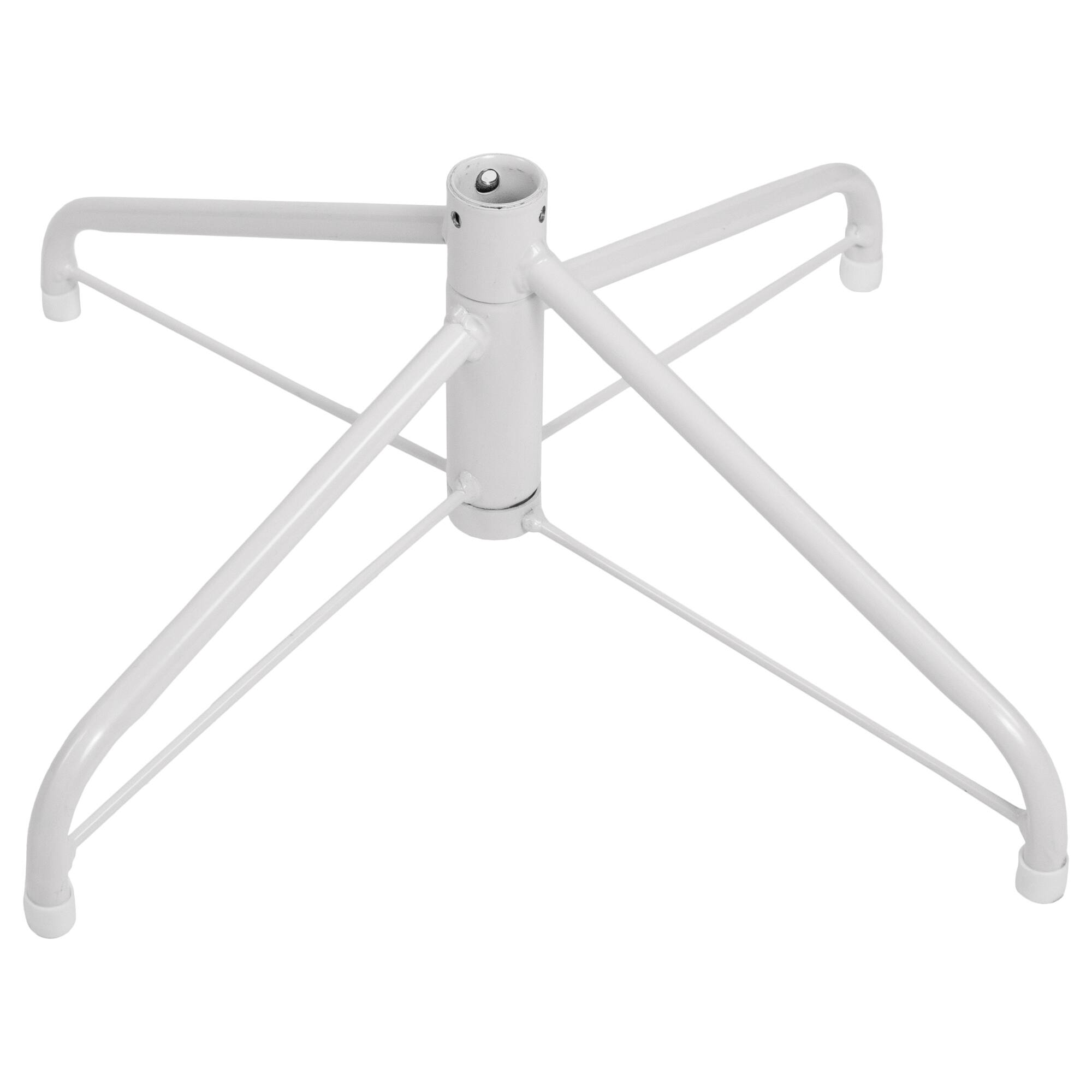 6.5ft. Pre-Lit White Georgian Pine Pencil Artificial Christmas Tree, Warm White LED Lights