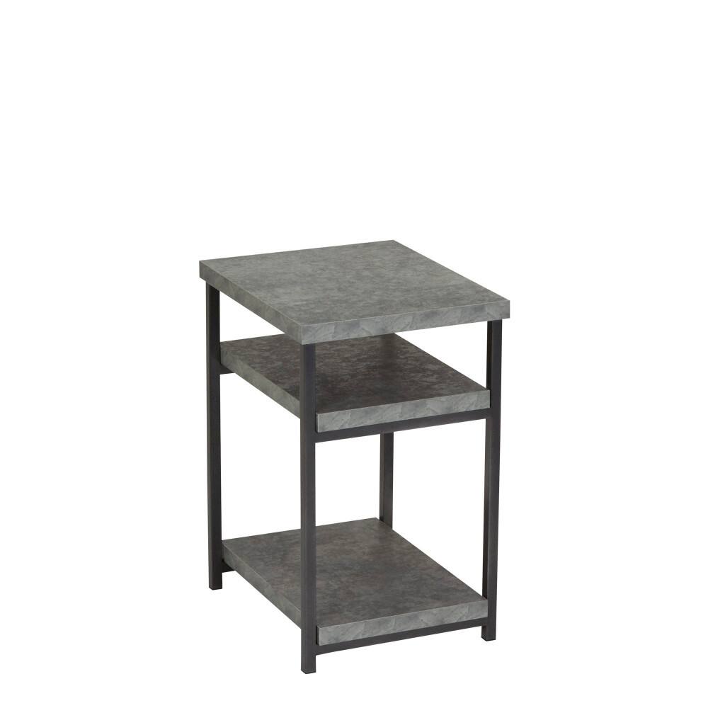 Household Essentials Jamestown 2-Shelf End Table