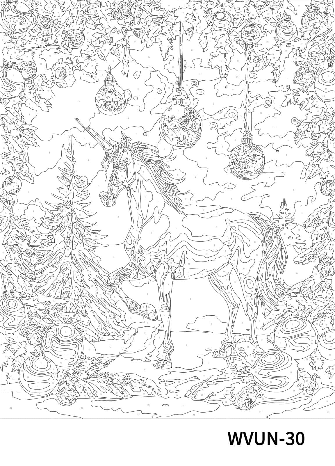 16&#x22; x 20&#x22; Unicorn Paint-by-Number Kit by Artist&#x27;s Loft&#x2122;