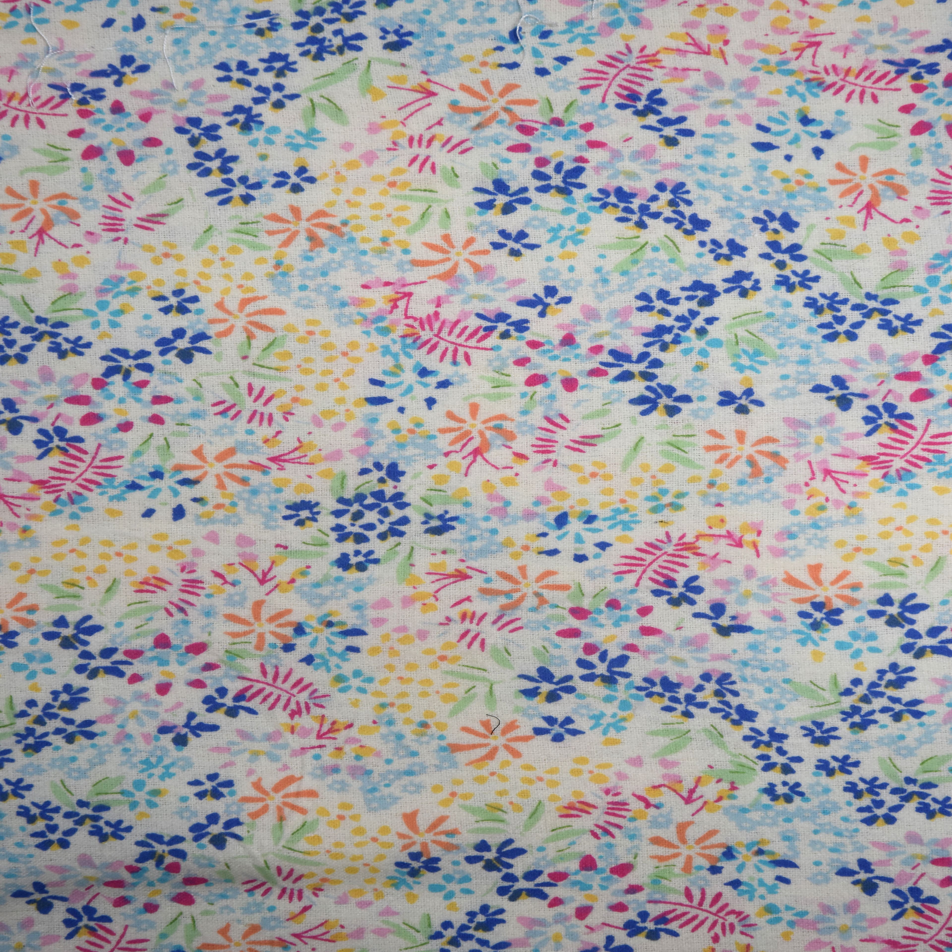 Feldman Multicolor Ditsy Floral Cotton Flannel