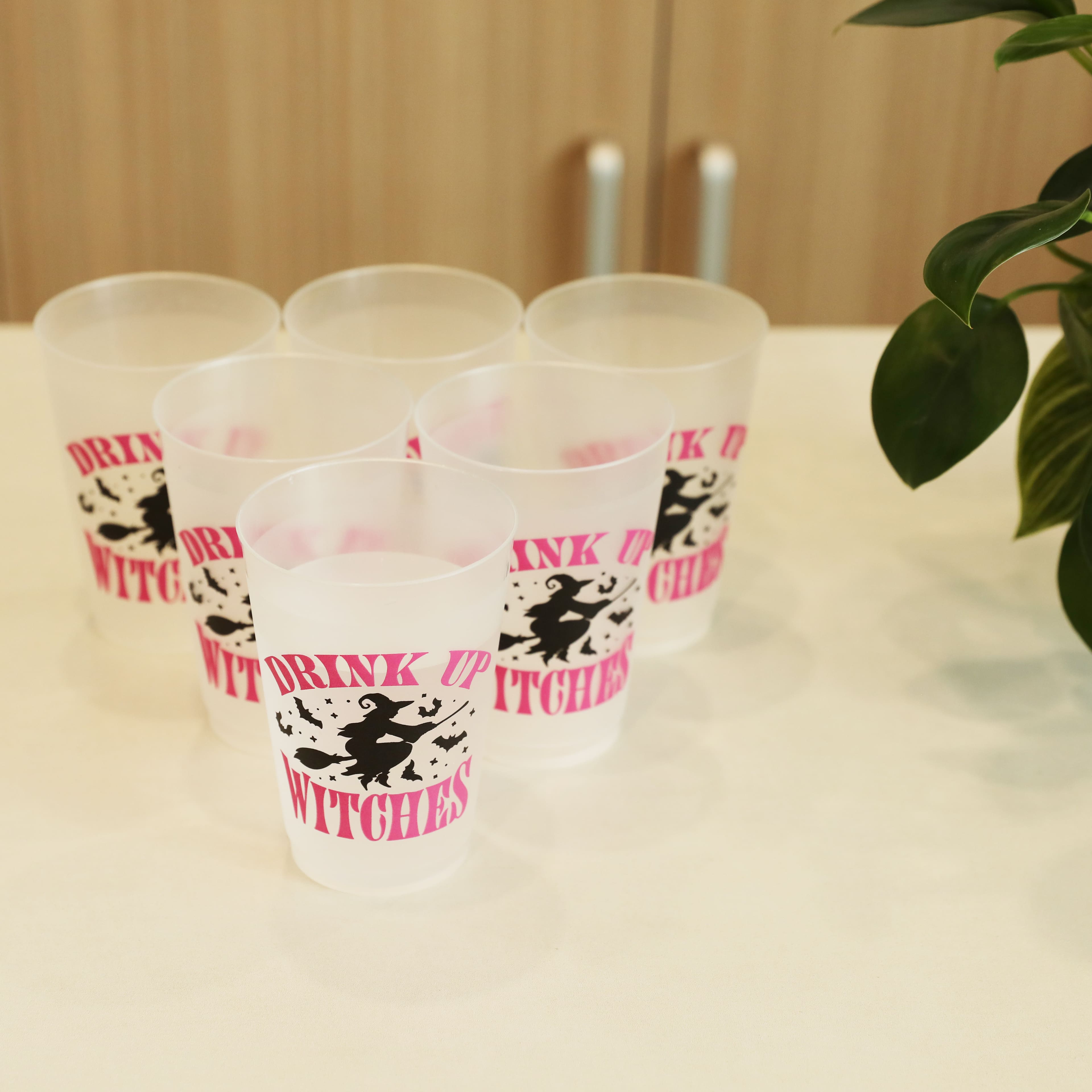 14oz. Frosted Witches Plastic Cups, 10ct. by Celebrate It&#x2122;