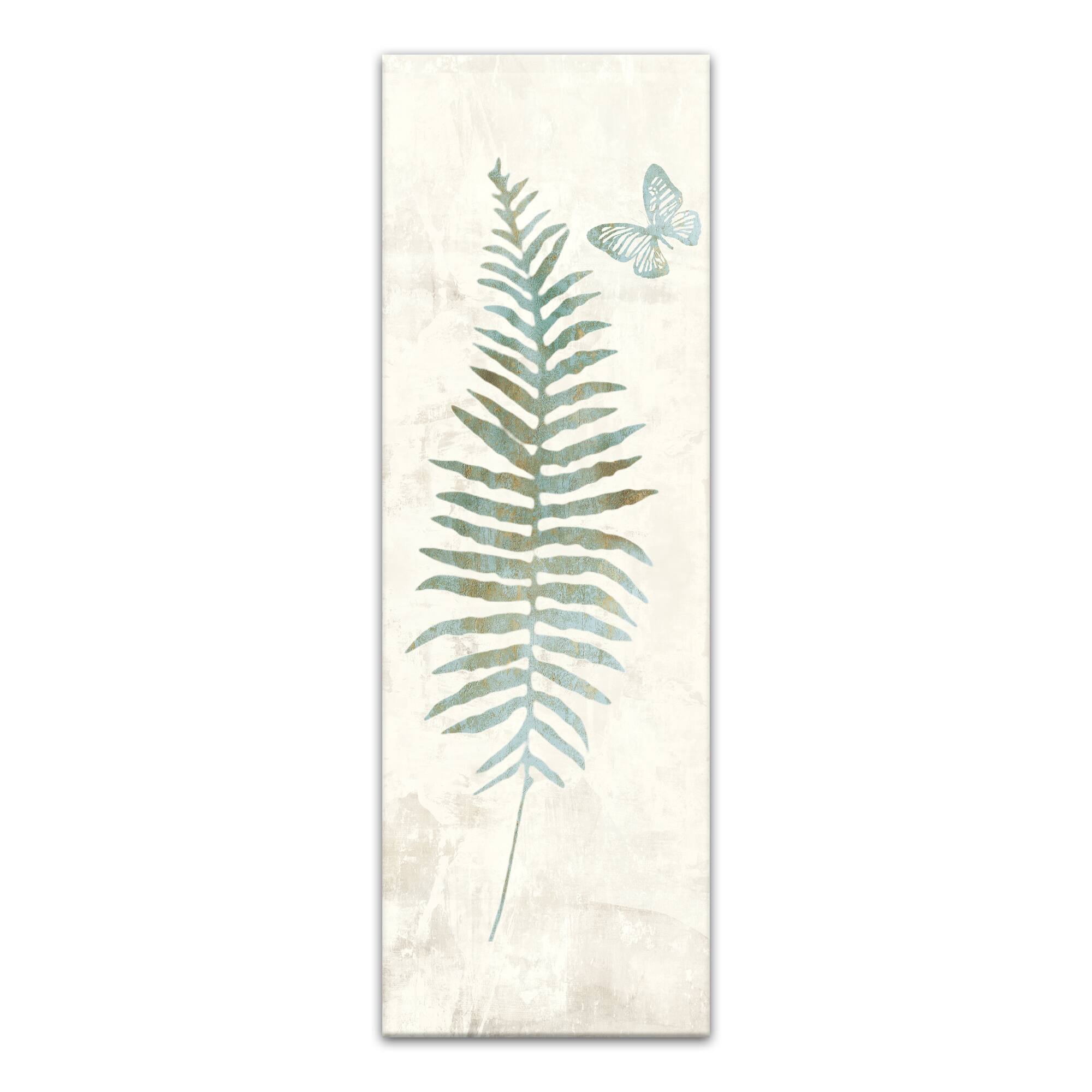 Watercolor Ferns 12&#x22; x 36&#x22; Canvas Wall Art