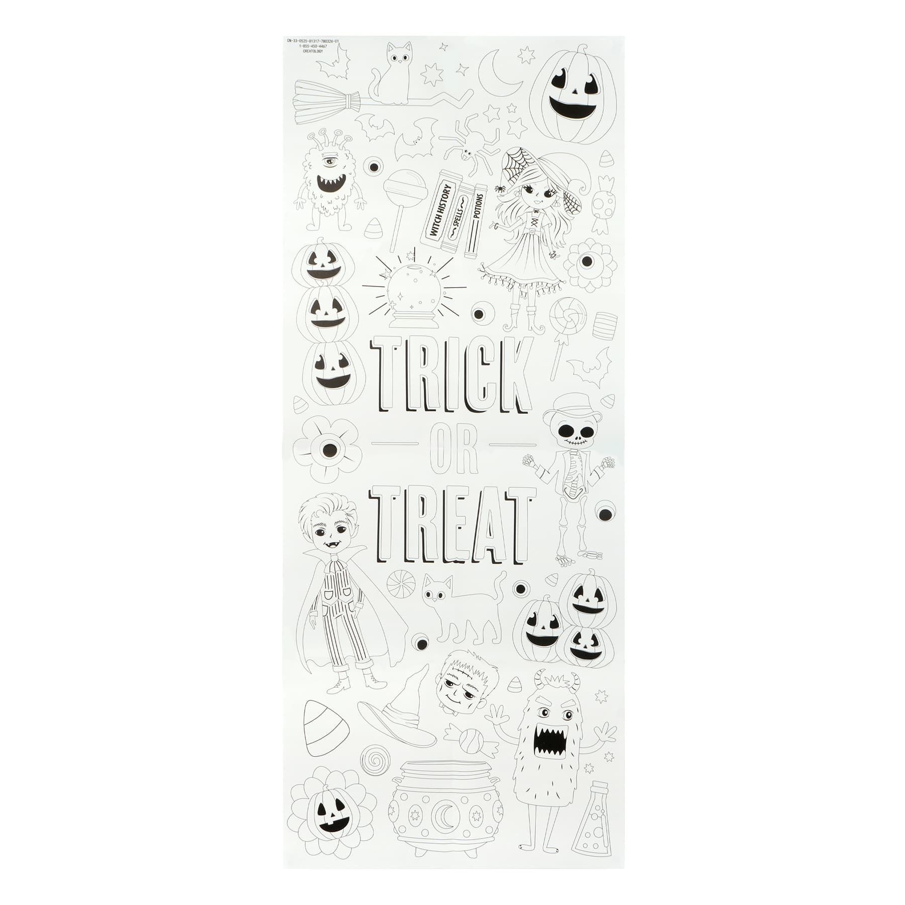 Trick-or-Treat Color-In Poster by Creatology™
