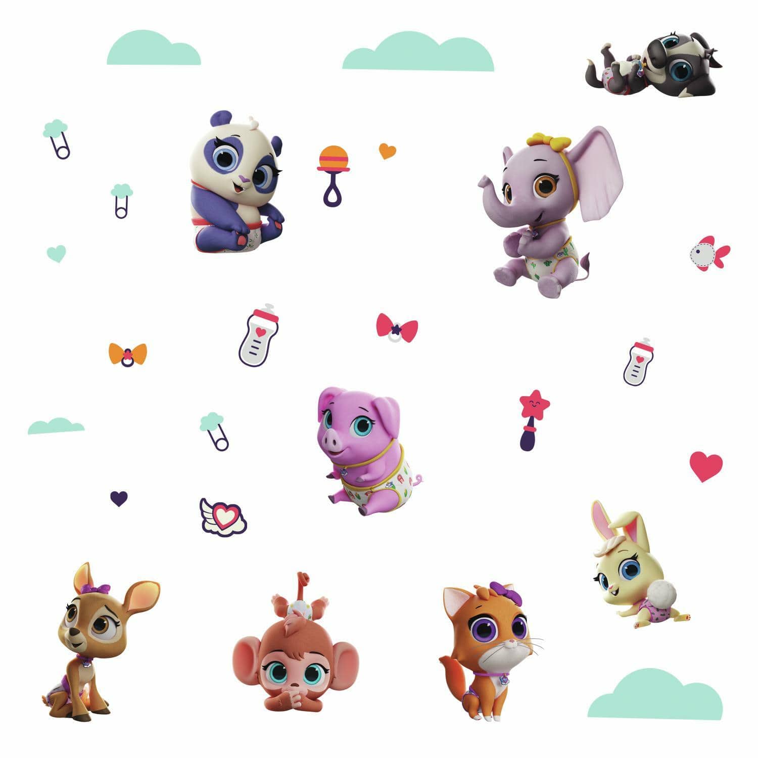 RoomMates Disney Junior T.O.T.S. Peel &#x26; Stick Wall Decals