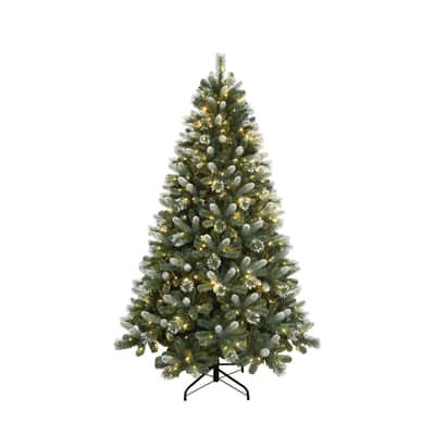 7.5ft. Pre-Lit Weston Fir Artificial Christmas Tree, Colour Changing LED Lights by Ashland®