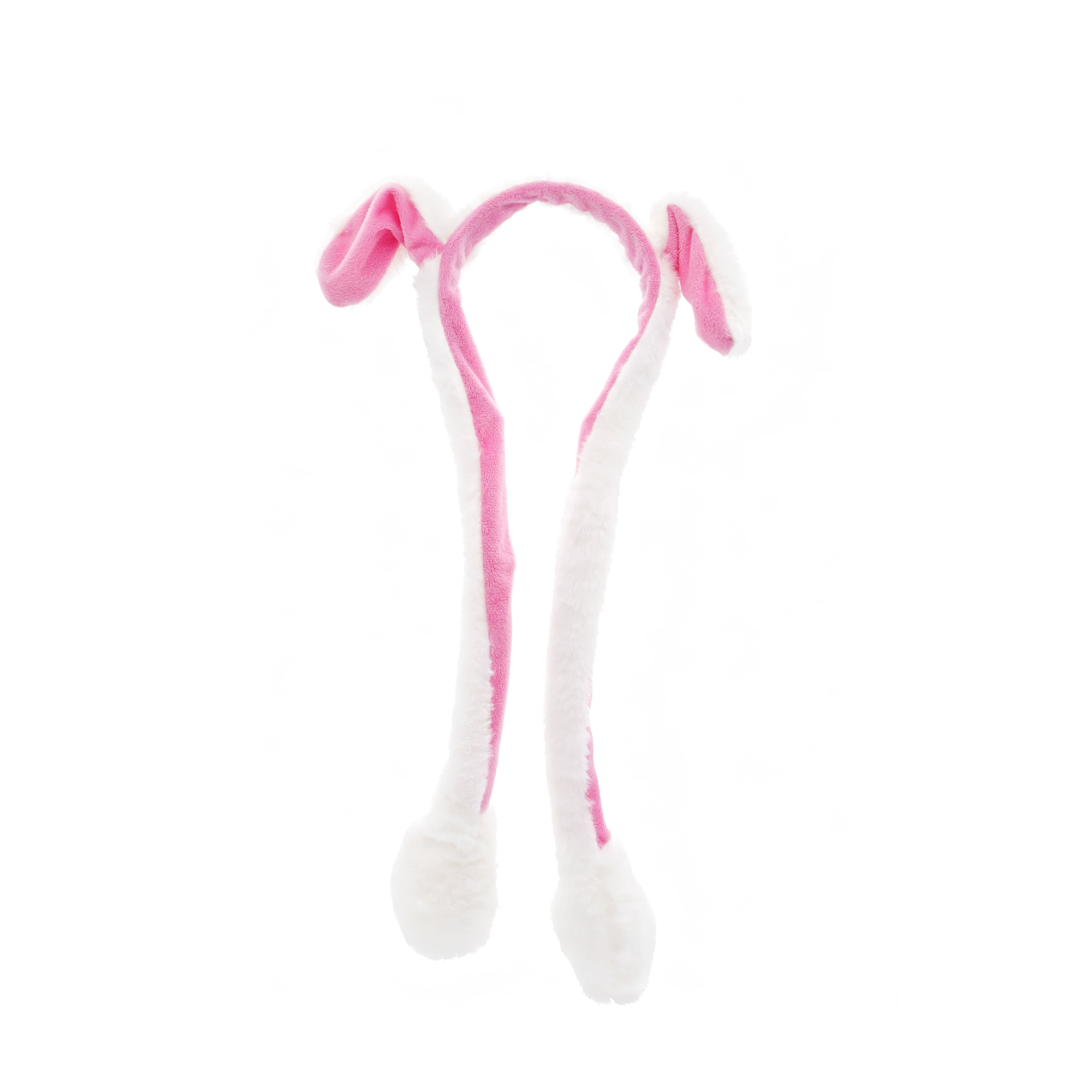 Pink & White Bunny Ears Headband by Creatology™