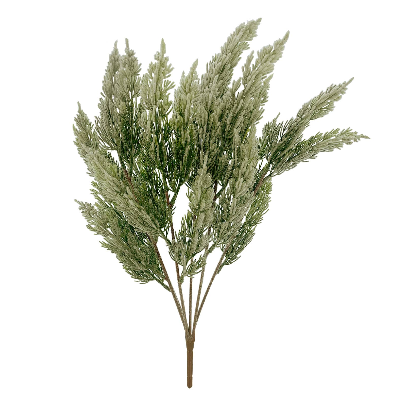 21&#x22; Green Flocked Pine Deluxe Bush by Ashland&#xAE;