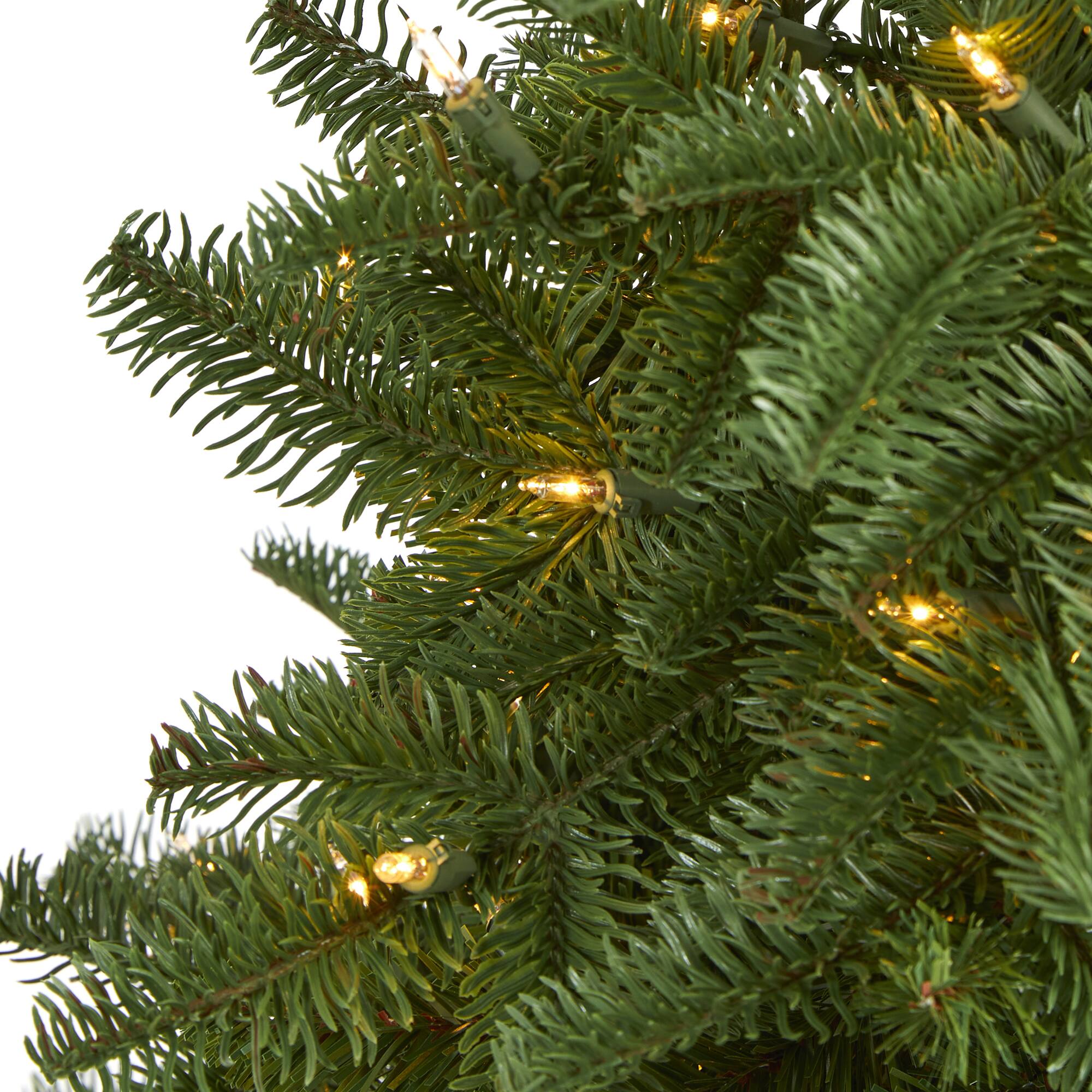 3ft. Pre-Lit South Carolina Spruce Artificial Christmas Tree, White Warm Lights