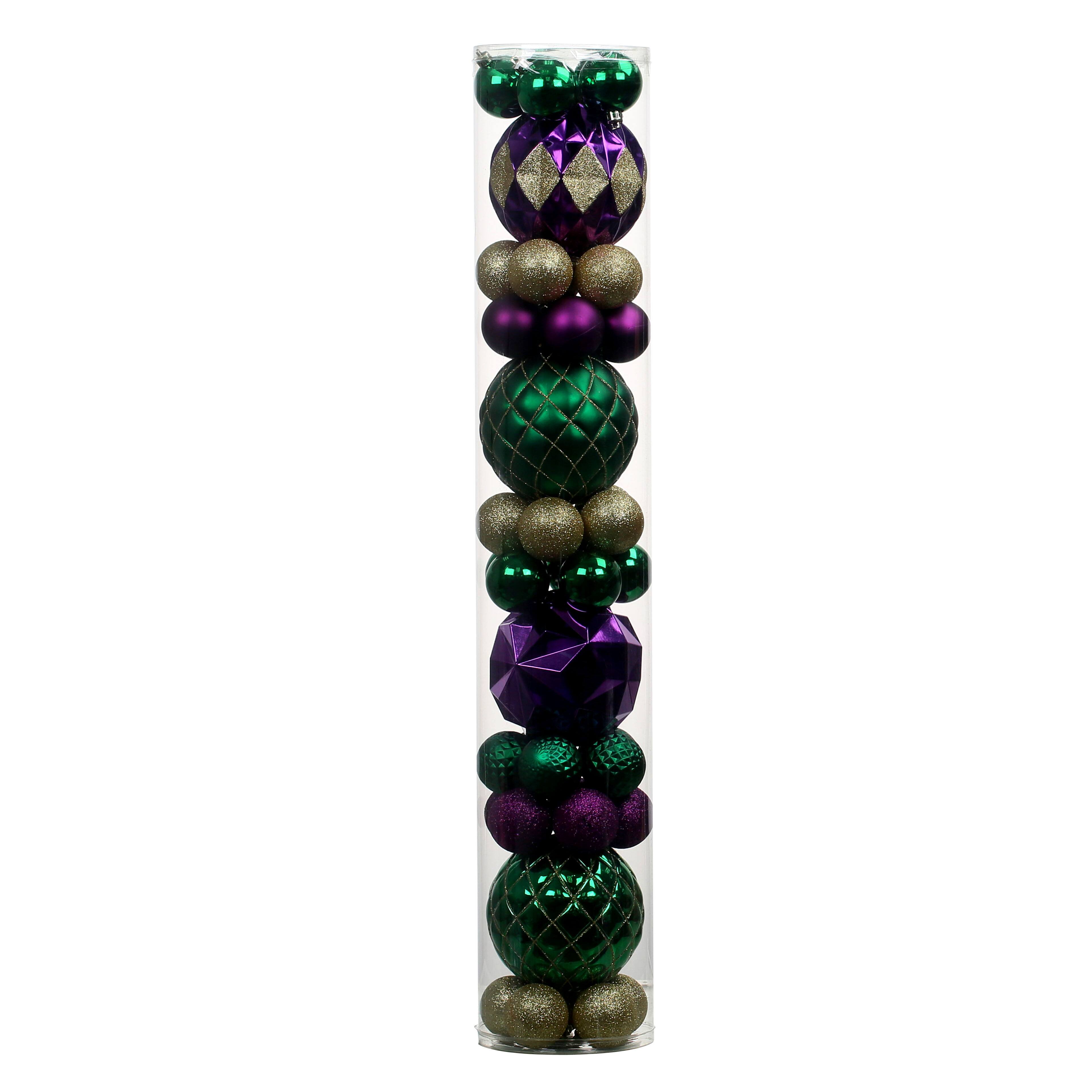 44 Pack Assorted Mardi Gras Ornaments by Celebrate It&#x2122;