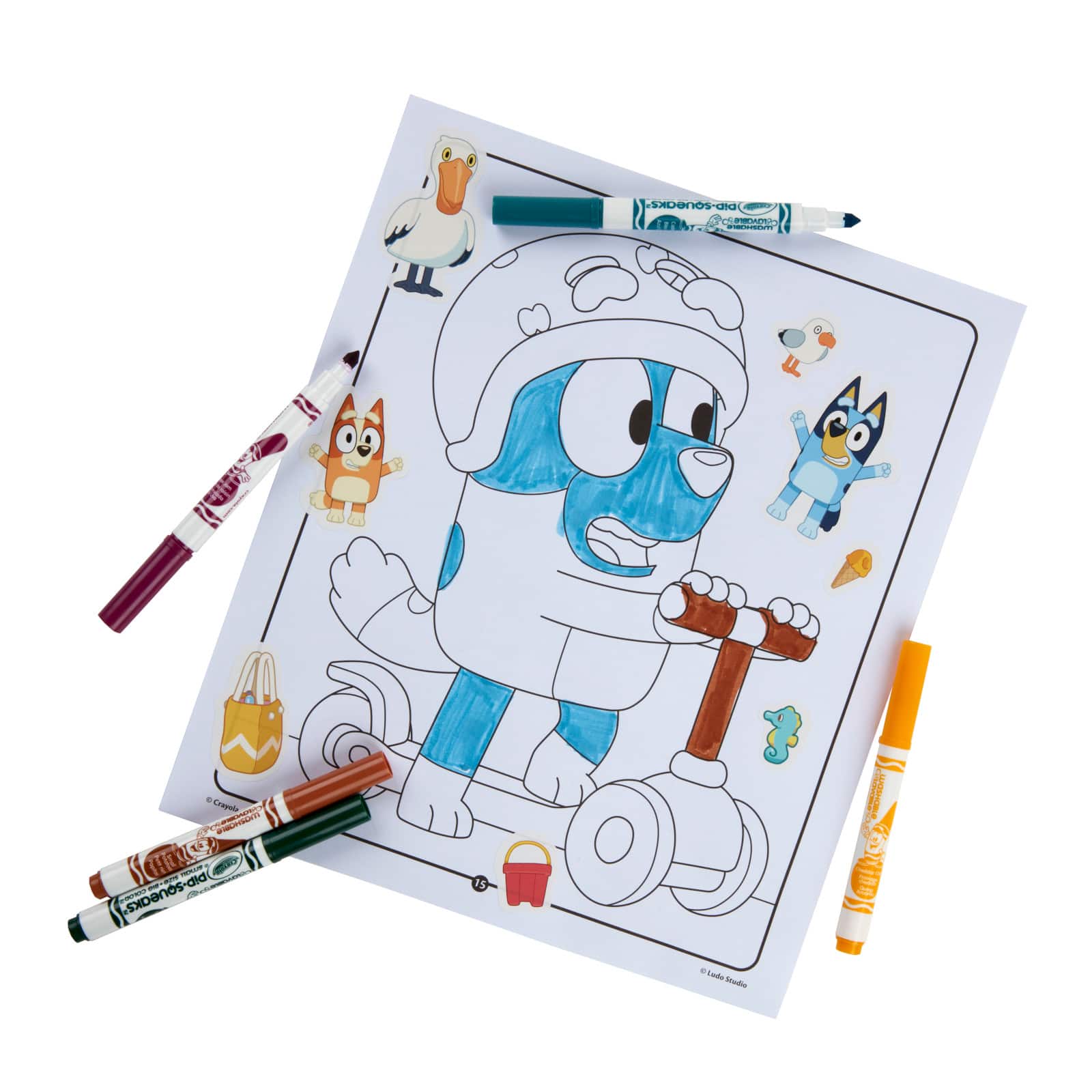 Crayola&#xAE; Bluey Color &#x26; Sticker Activity Set