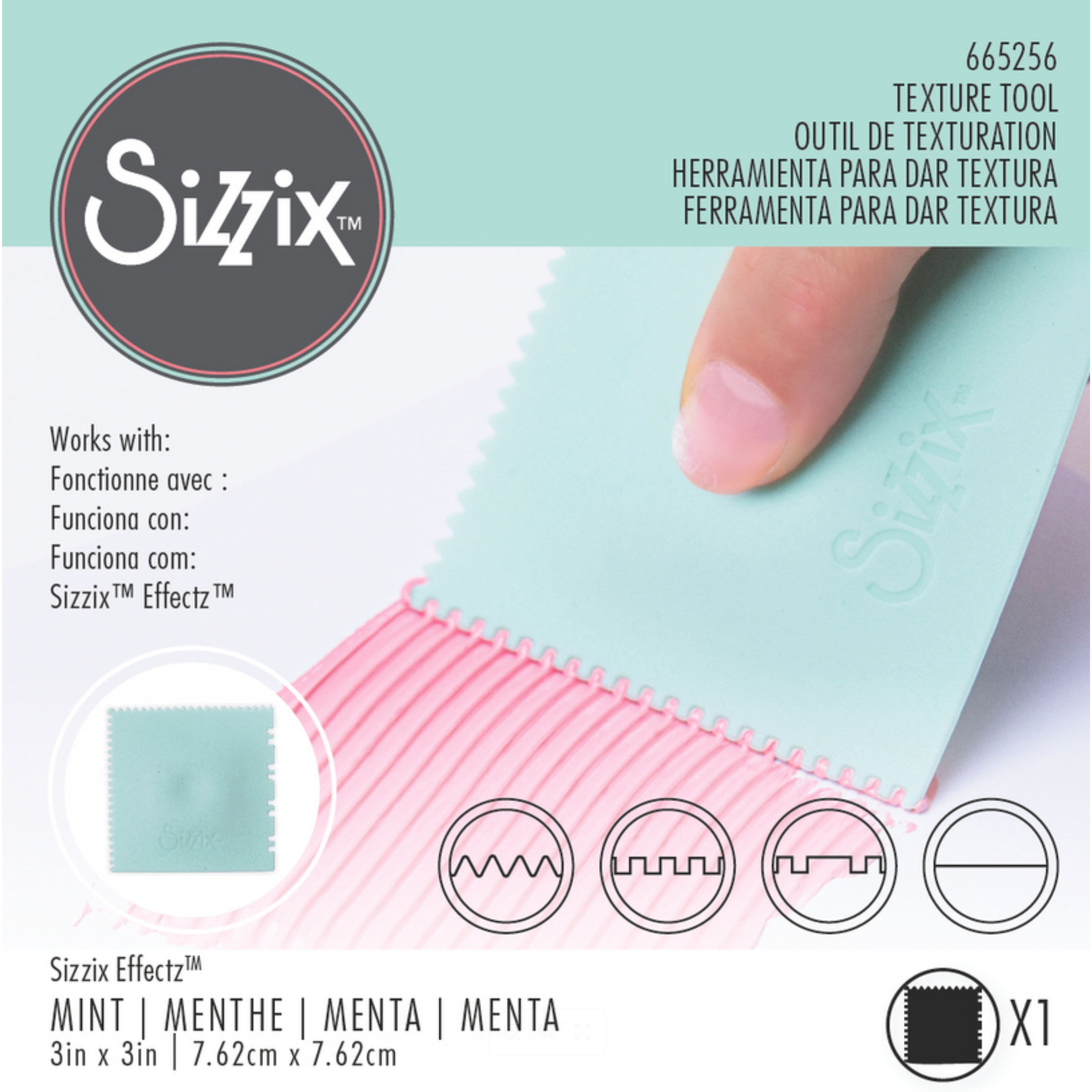 Sizzix&#xAE; 3&#x22; x 3&#x22; Mint Texture Tool