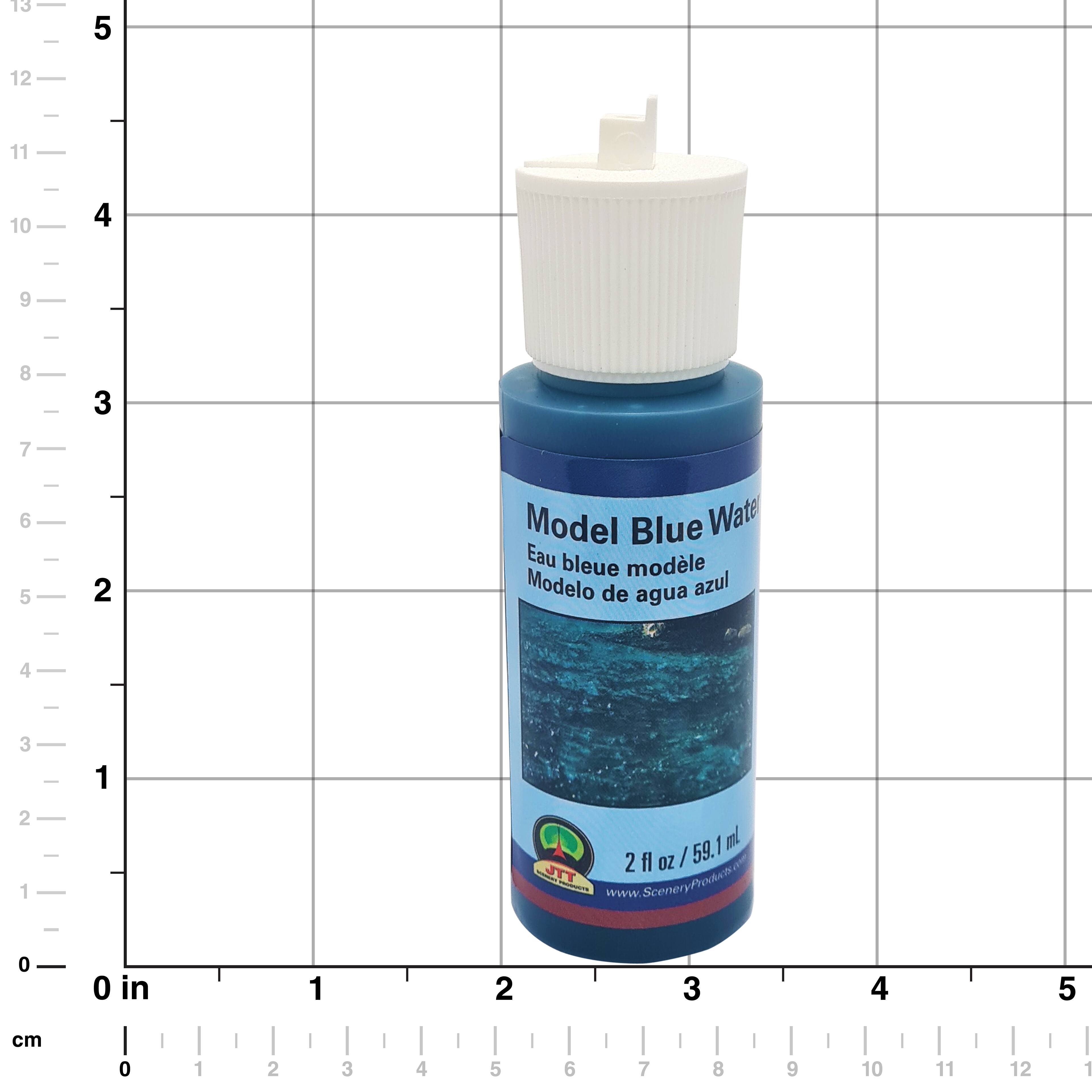 JTT Scenery Products Model Blue Water Paint, 2oz.