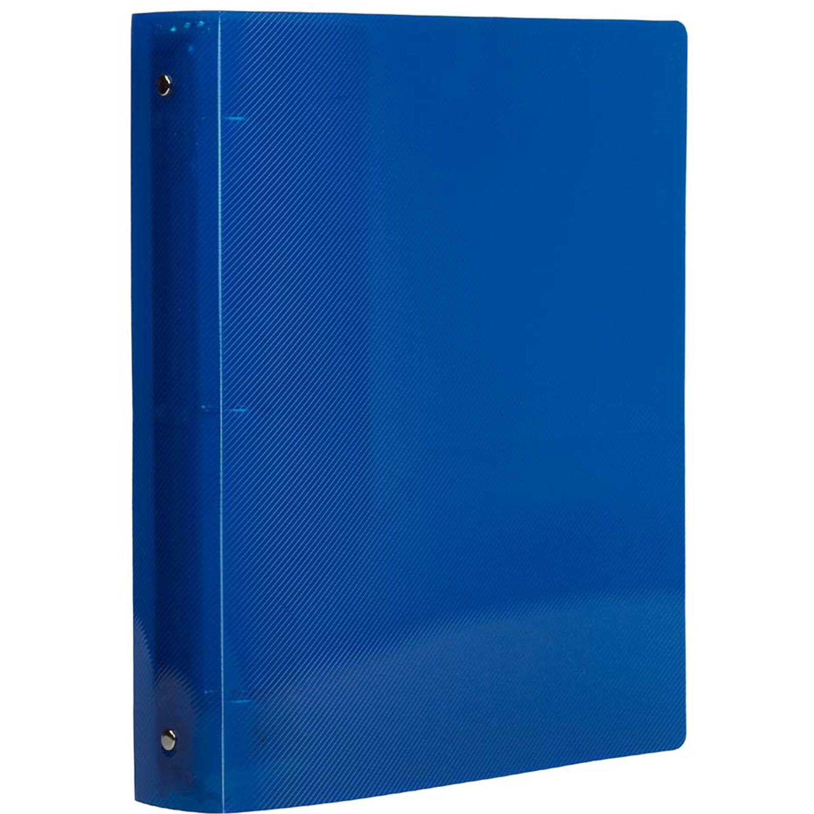 JAM Paper 1.5" Blue Plastic 3-Ring Binders, 2ct.