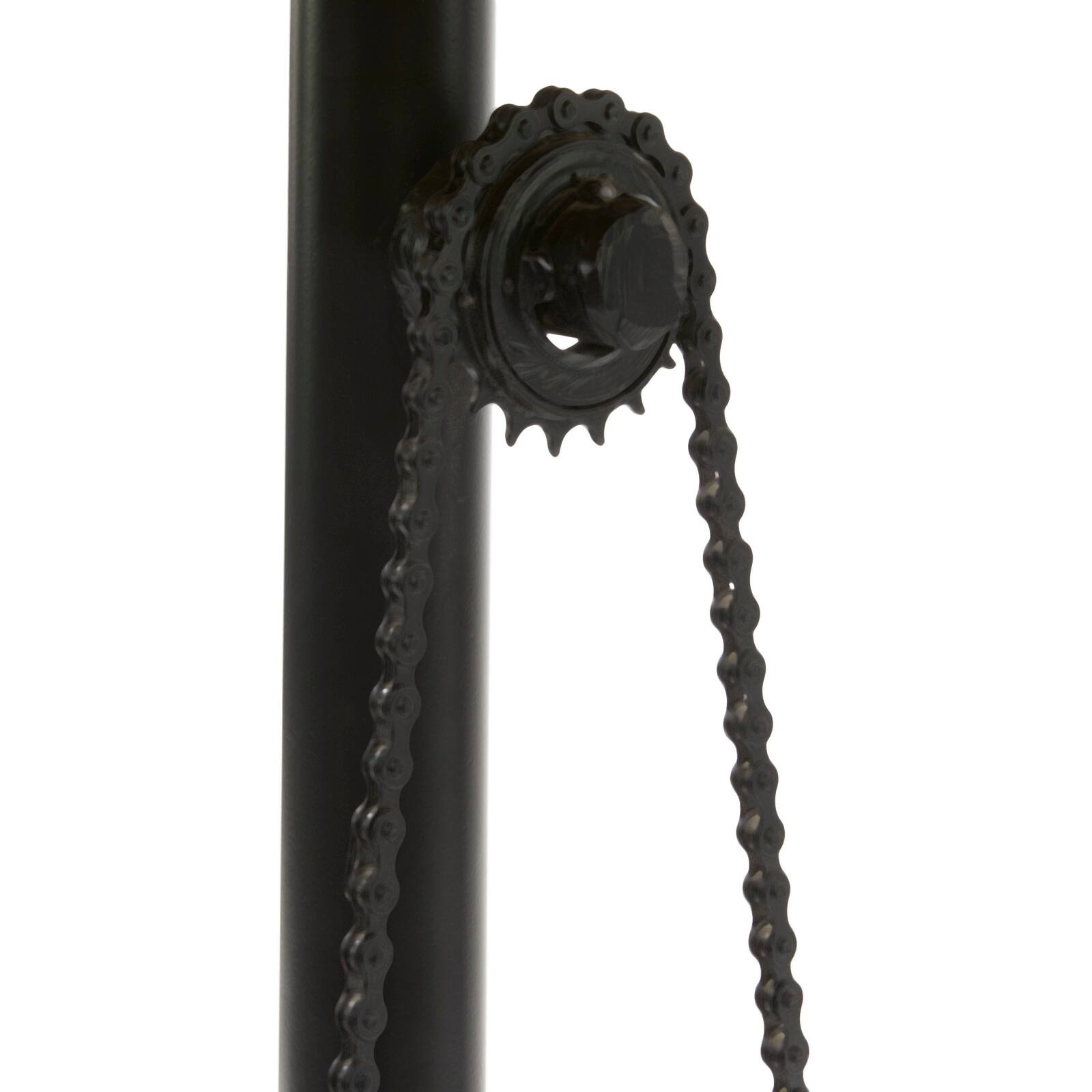 Brown Mango Wood Industrial Counter Stool 25" x 17" x 17"