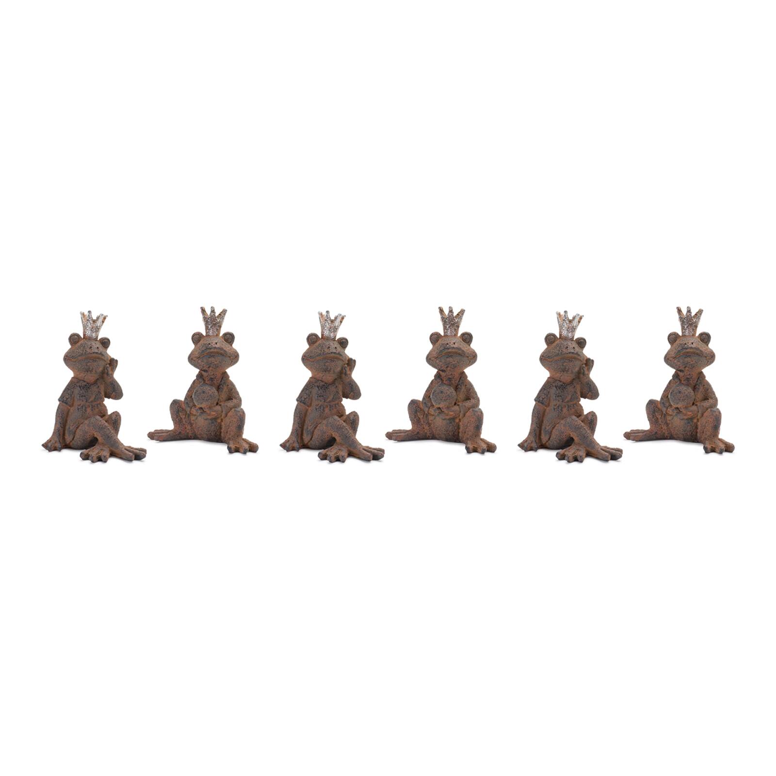 Royal Sitting Frog Figurine Set