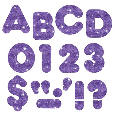Carson Dellosa 219 Piece 4 Inch Gold Glitter Bulletin Board Letters for  Classroom, Alphabet Letters, Numbers, Punctuation & Symbols, Cut Out  Letters