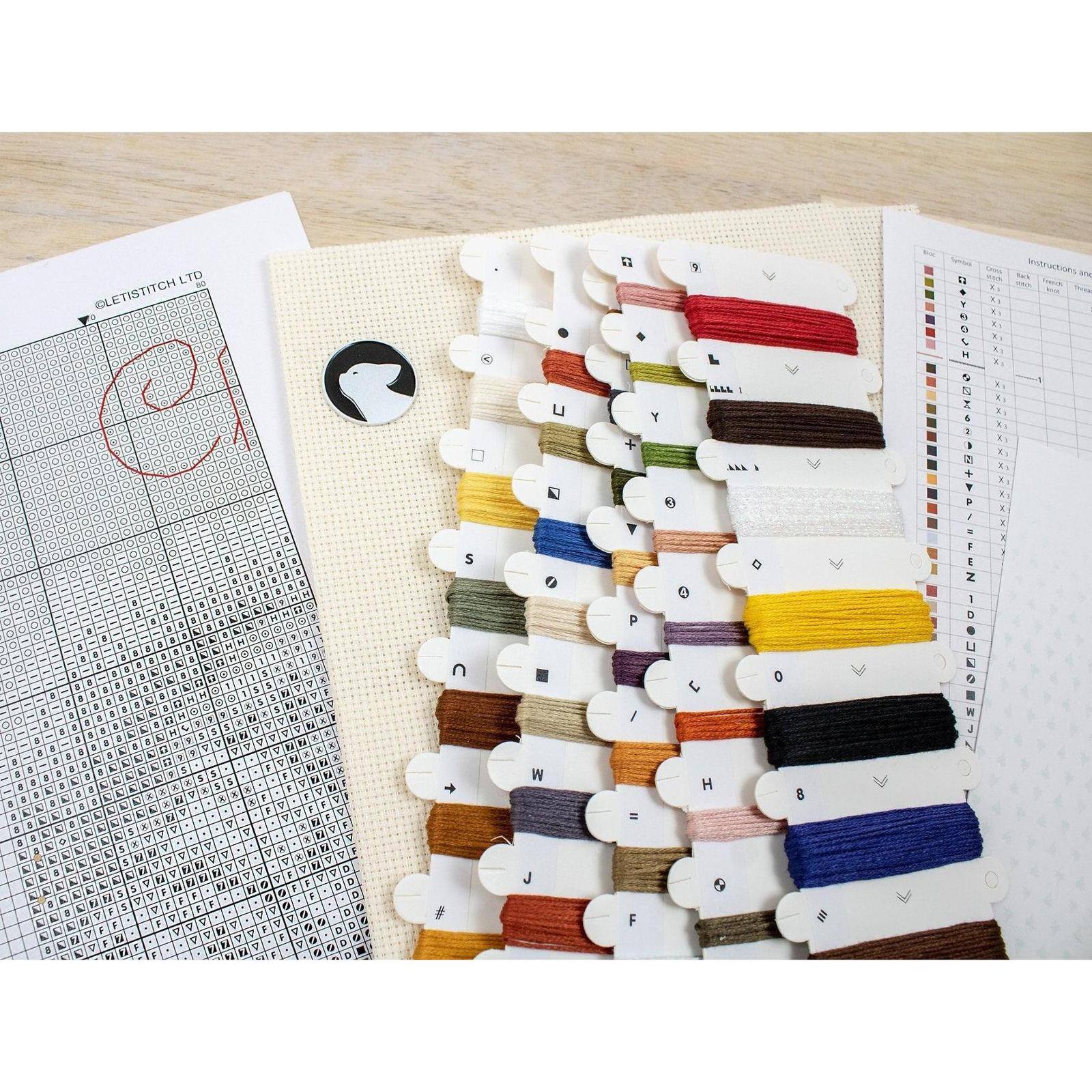 Letistitch Christmas Miracle Stocking Counted Cross Stitch Kit