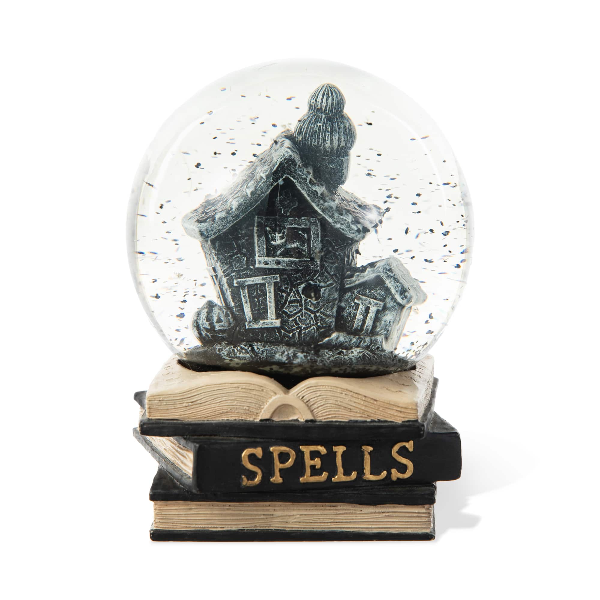 Glitzhome® 5" Halloween Haunted House Water Globe