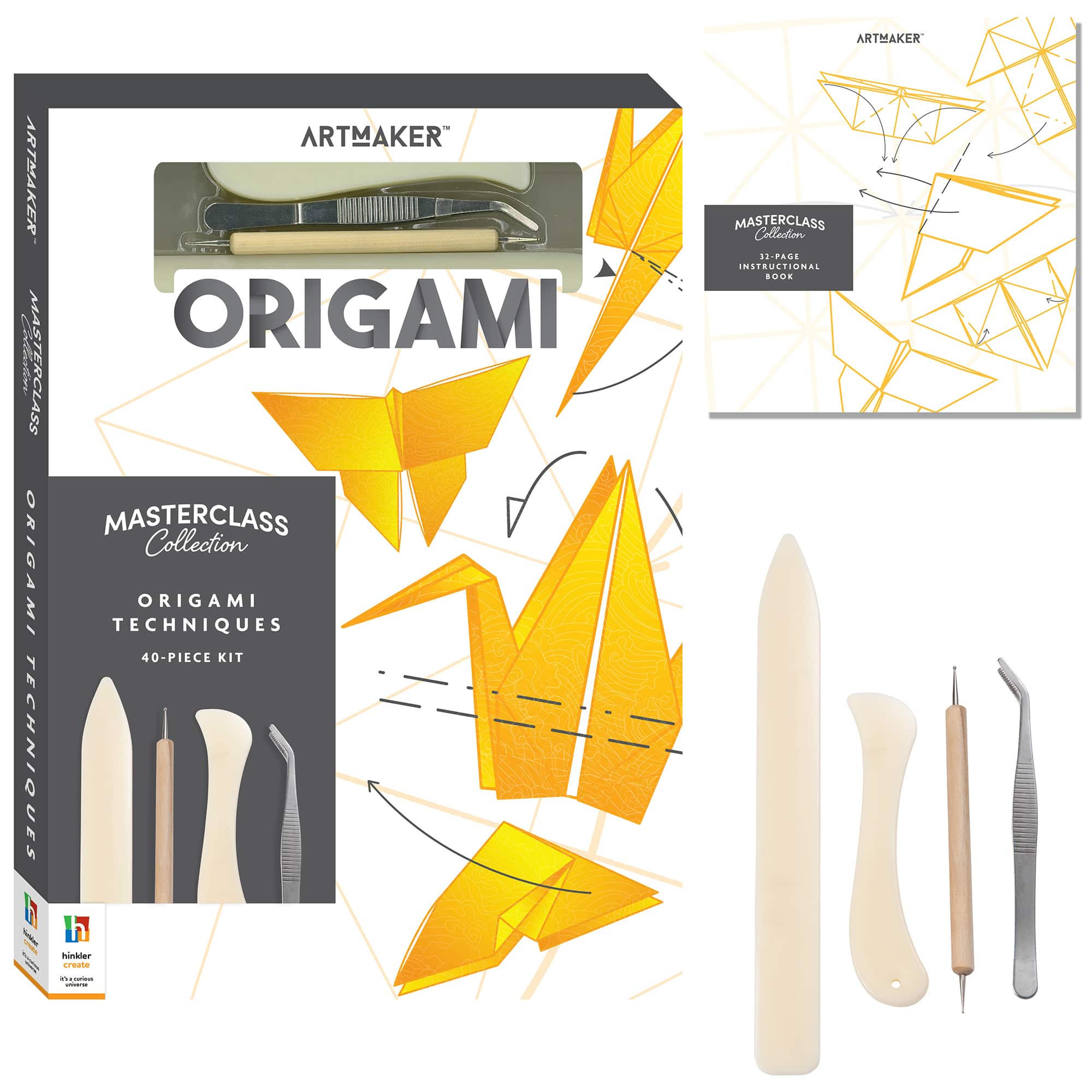 Hinkler Art Maker Masterclass Collection Origami Techniques Kit