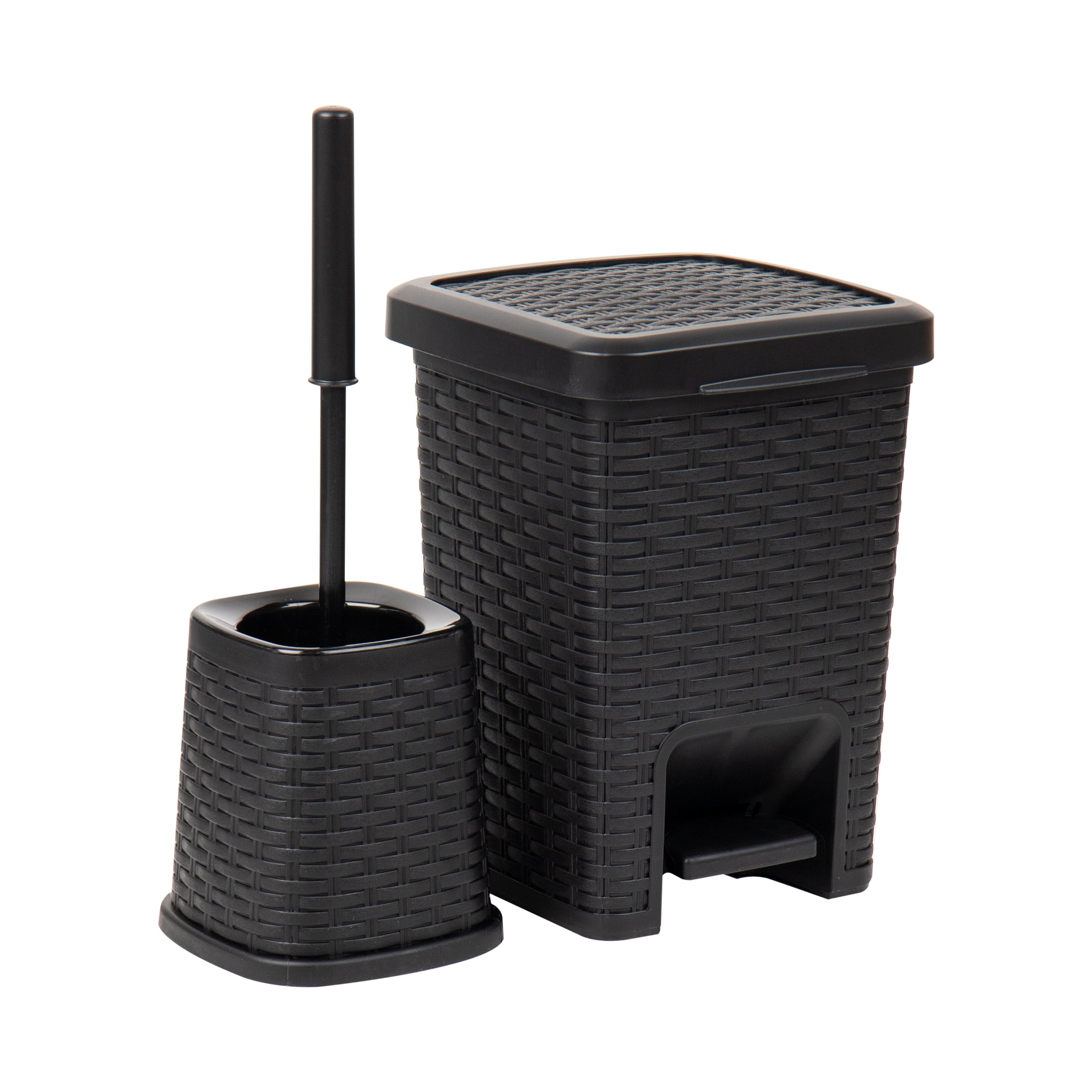 Rattan Small Cylinder Bathroom Bin/ Rattan Toilet Roll Holder / Rattan  Cylinder Paper Bin/ Waste Bin Bathroom Storage Basket 