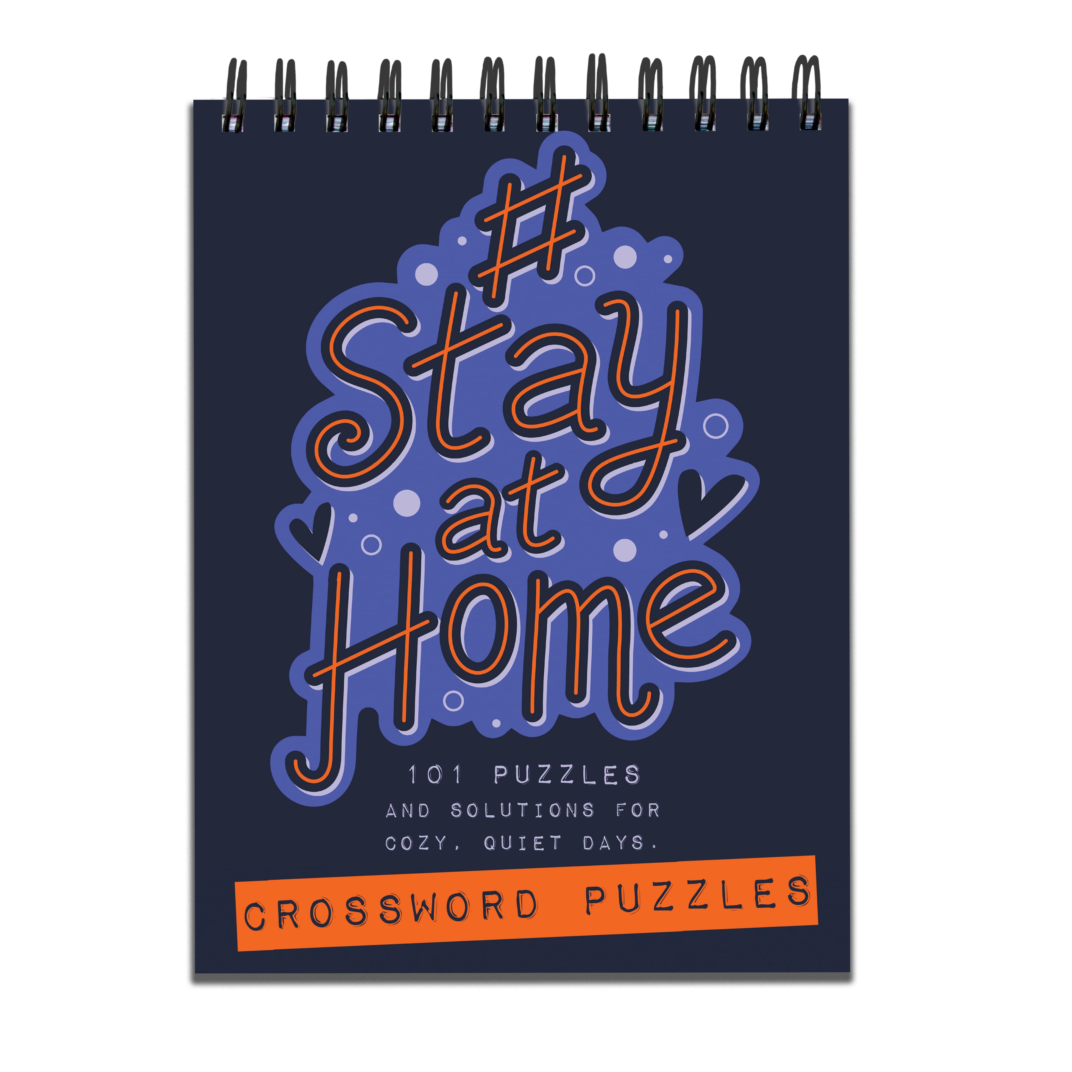 TF Publishing #StayatHome Crossword Puzzle Book Spiral Puzzle Pad