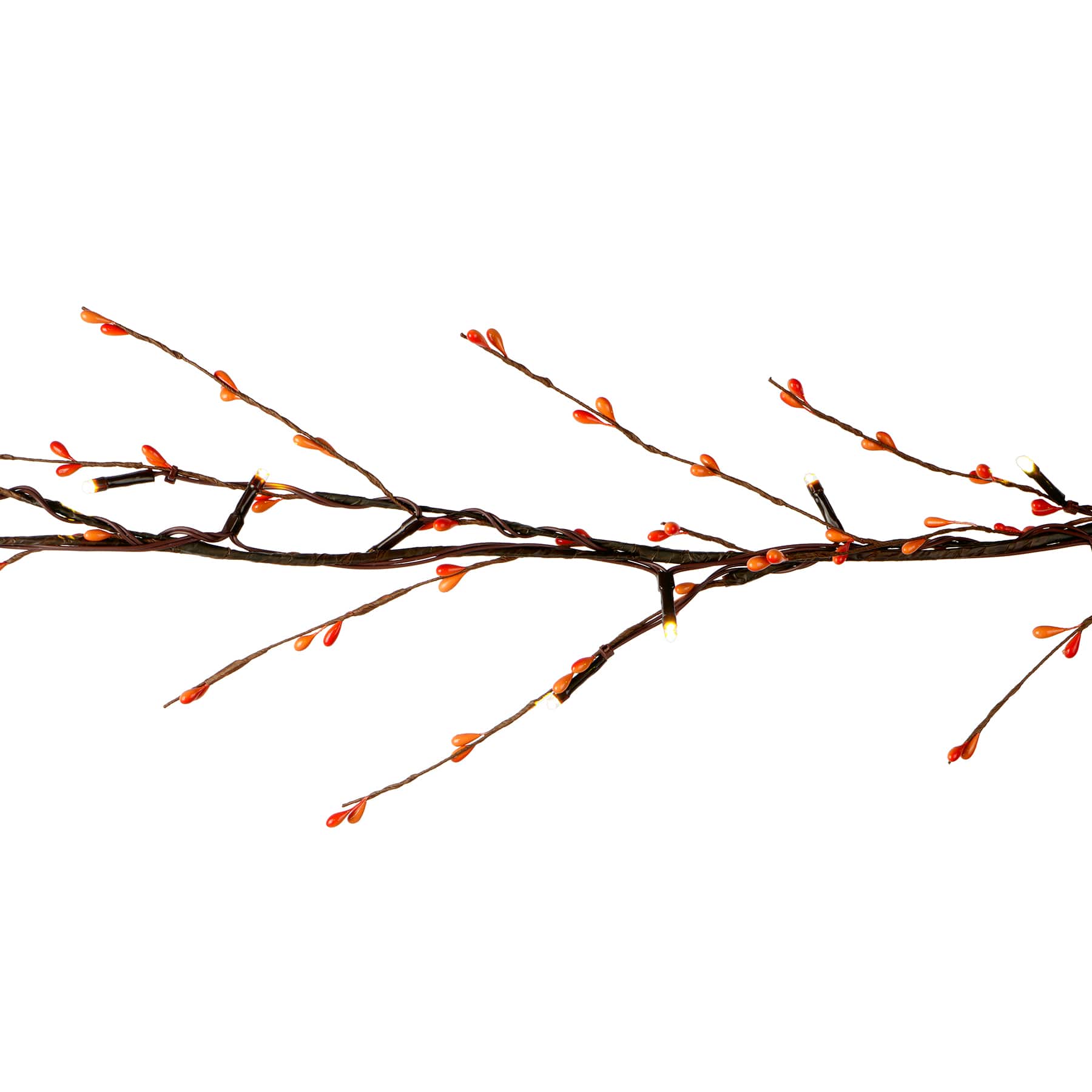 33ct. Warm White LED Leaf Bud Garland String Lights by Ashland&#xAE;
