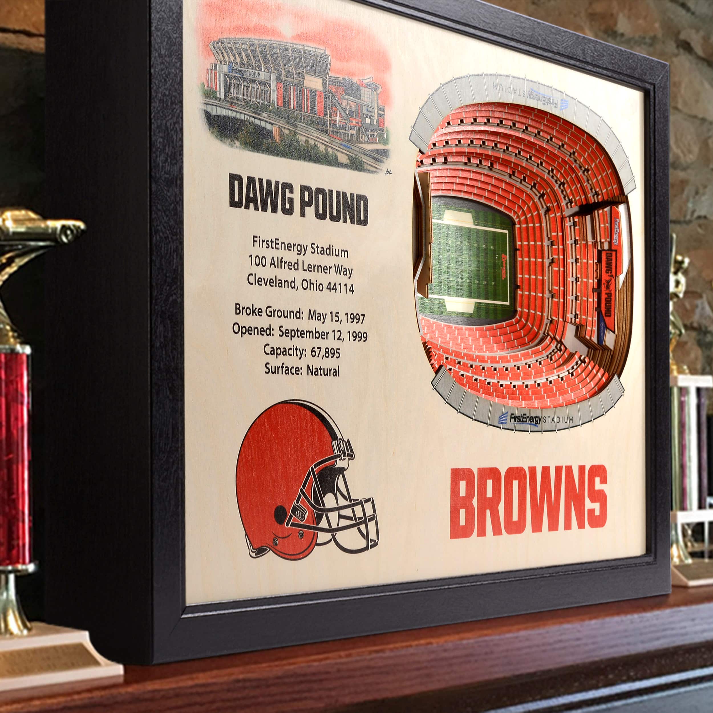 NFL 25 Layer StadiumView Wall Art